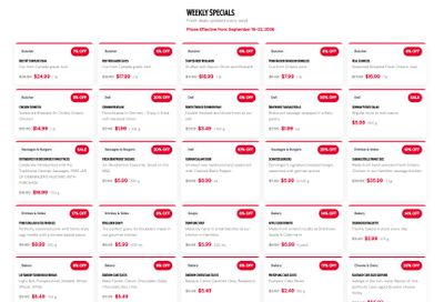 Denninger's Weekly Specials September 16 to 22