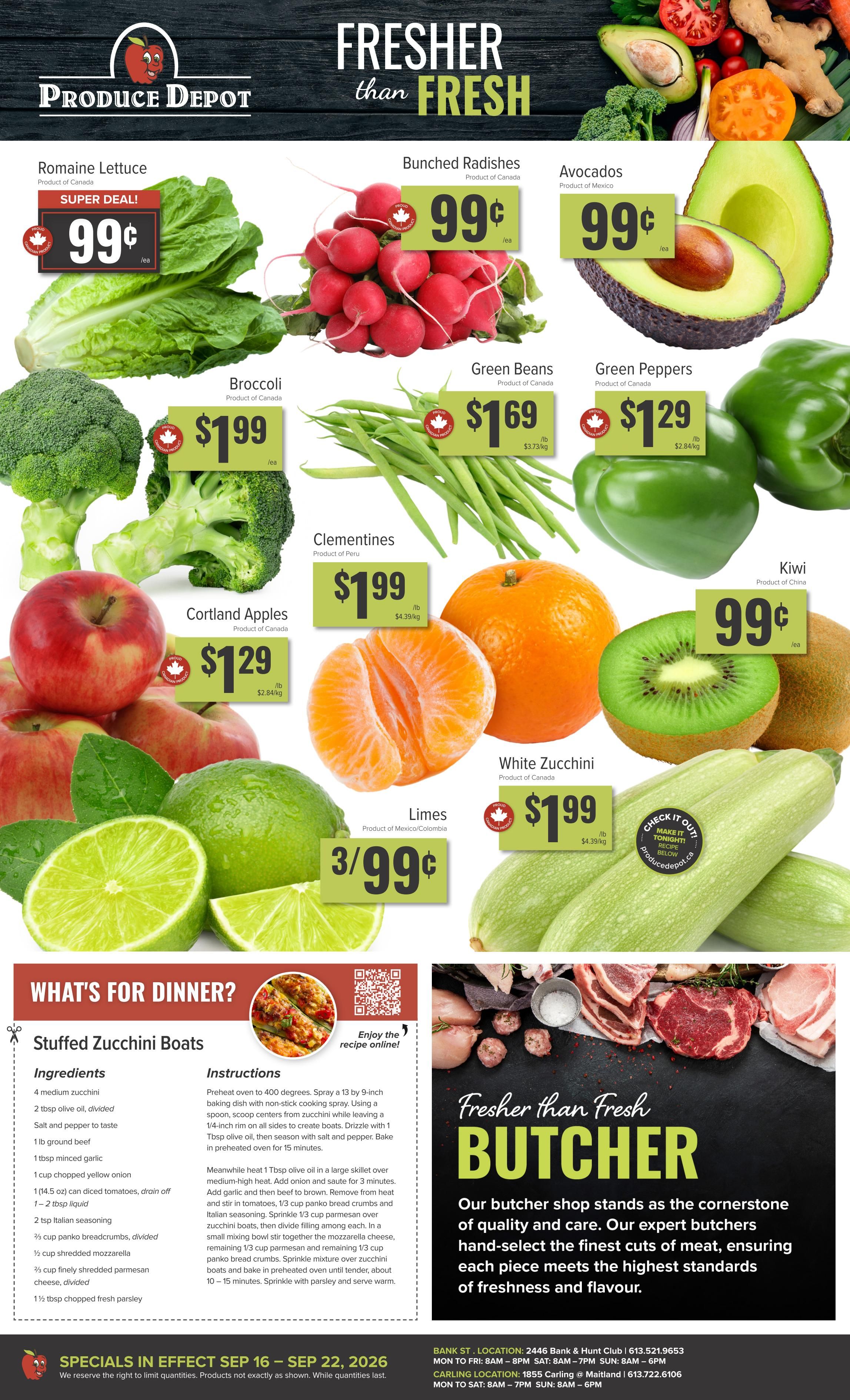 Produce Depot Flyer September 16 to 22