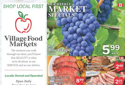 Village Food Markets Flyer September 16 to 22