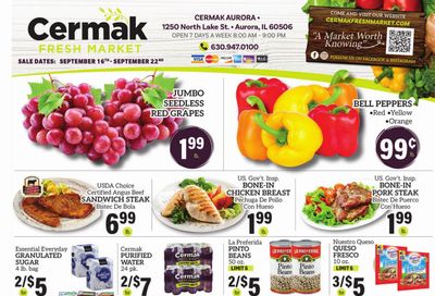 Cermak Fresh Market (Aurora-Naperville Area, IL) Weekly Ad September 16 - 22, 2026