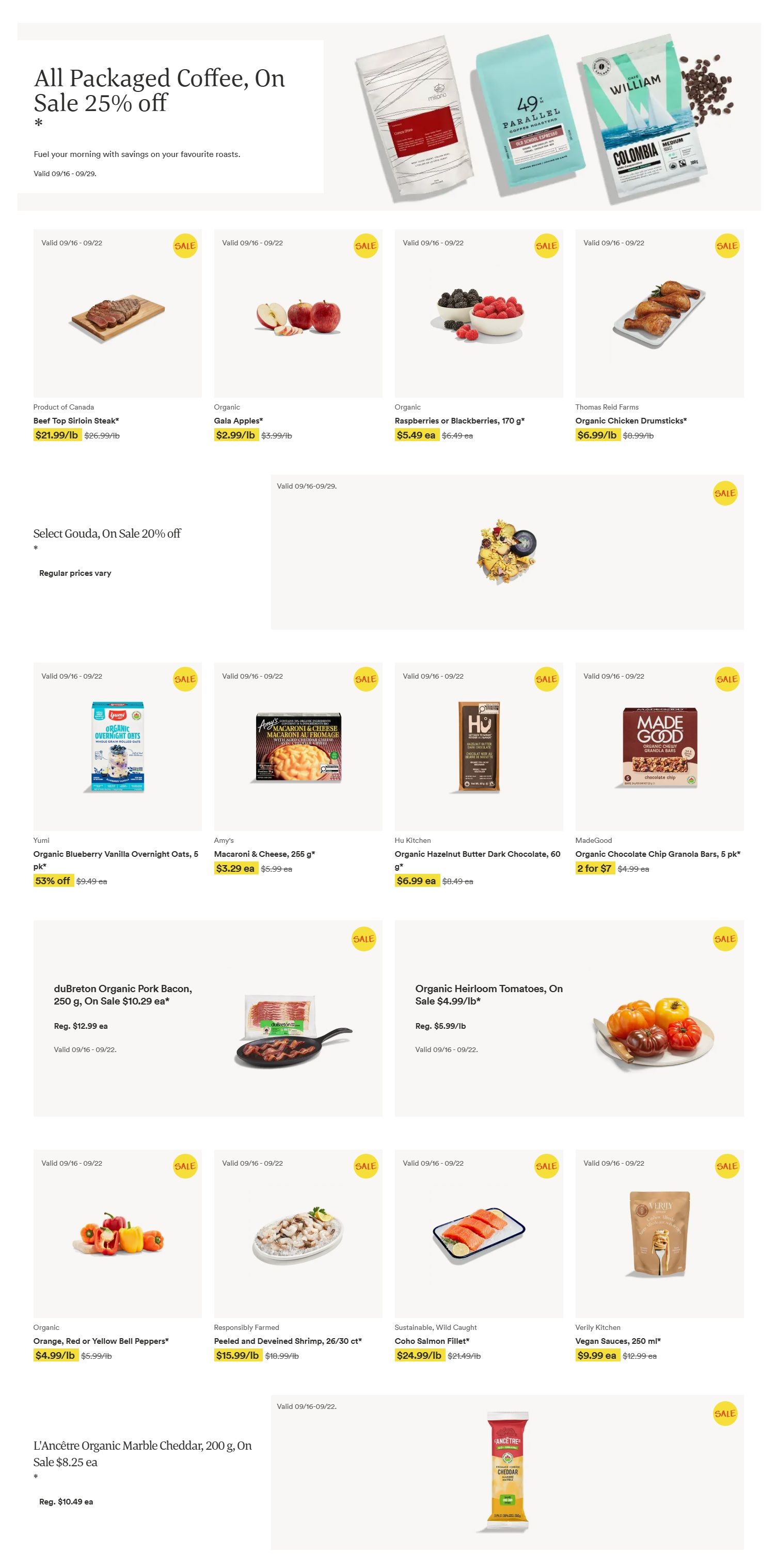 Whole Foods Market (West) Flyer September 16 to 22
