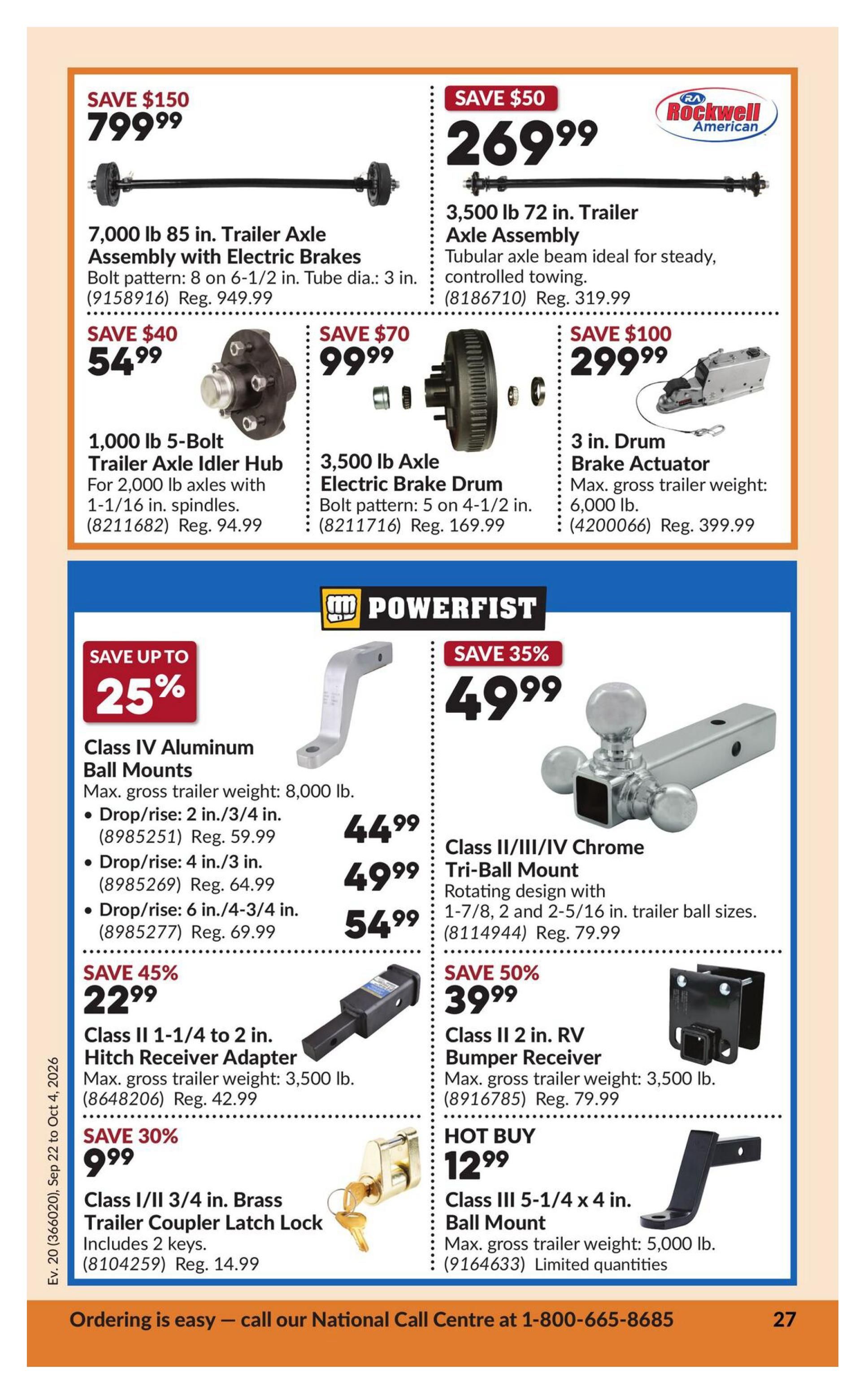 Princess Auto Flyer September 22 to October 4
