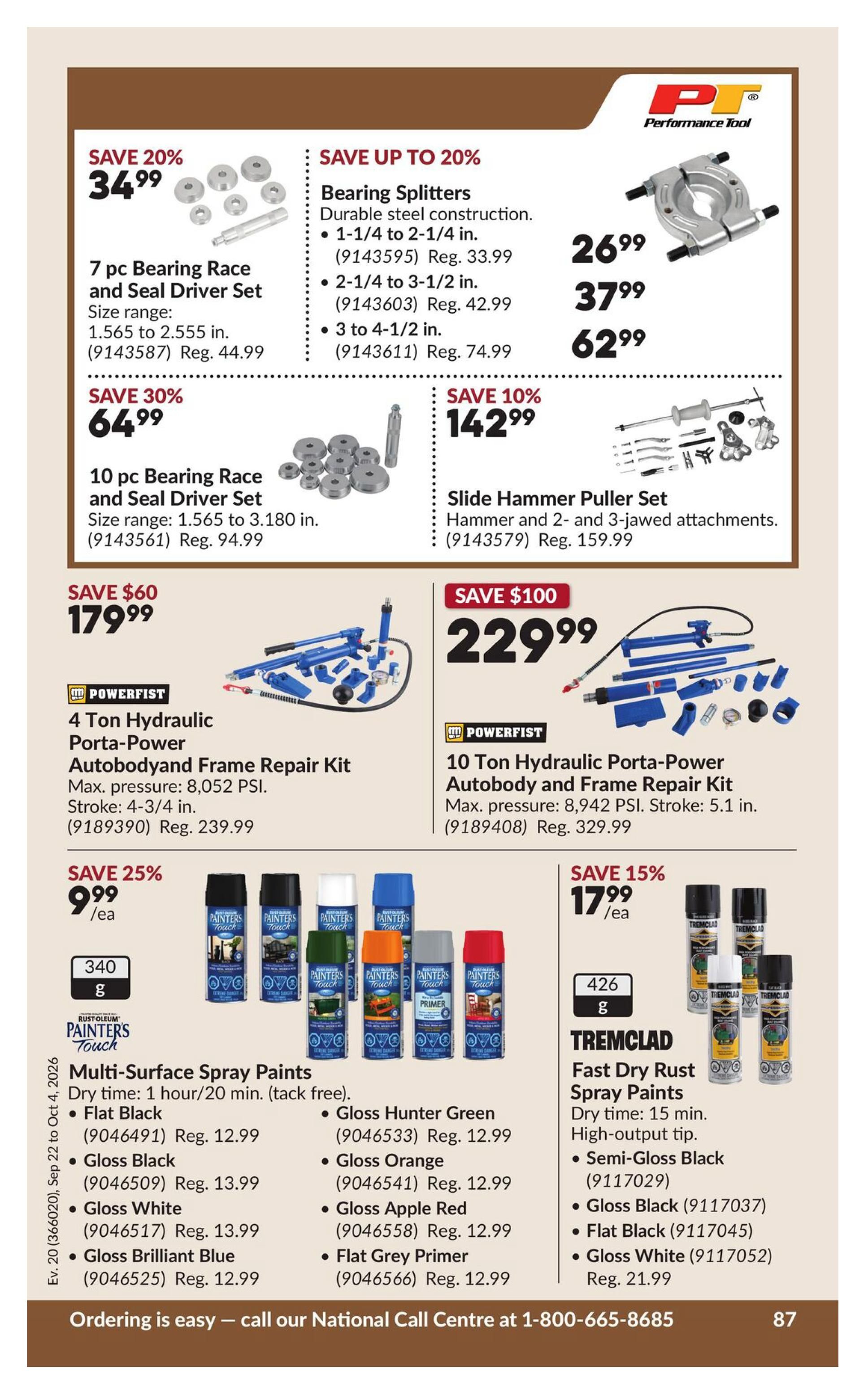 Princess Auto Flyer September 22 to October 4