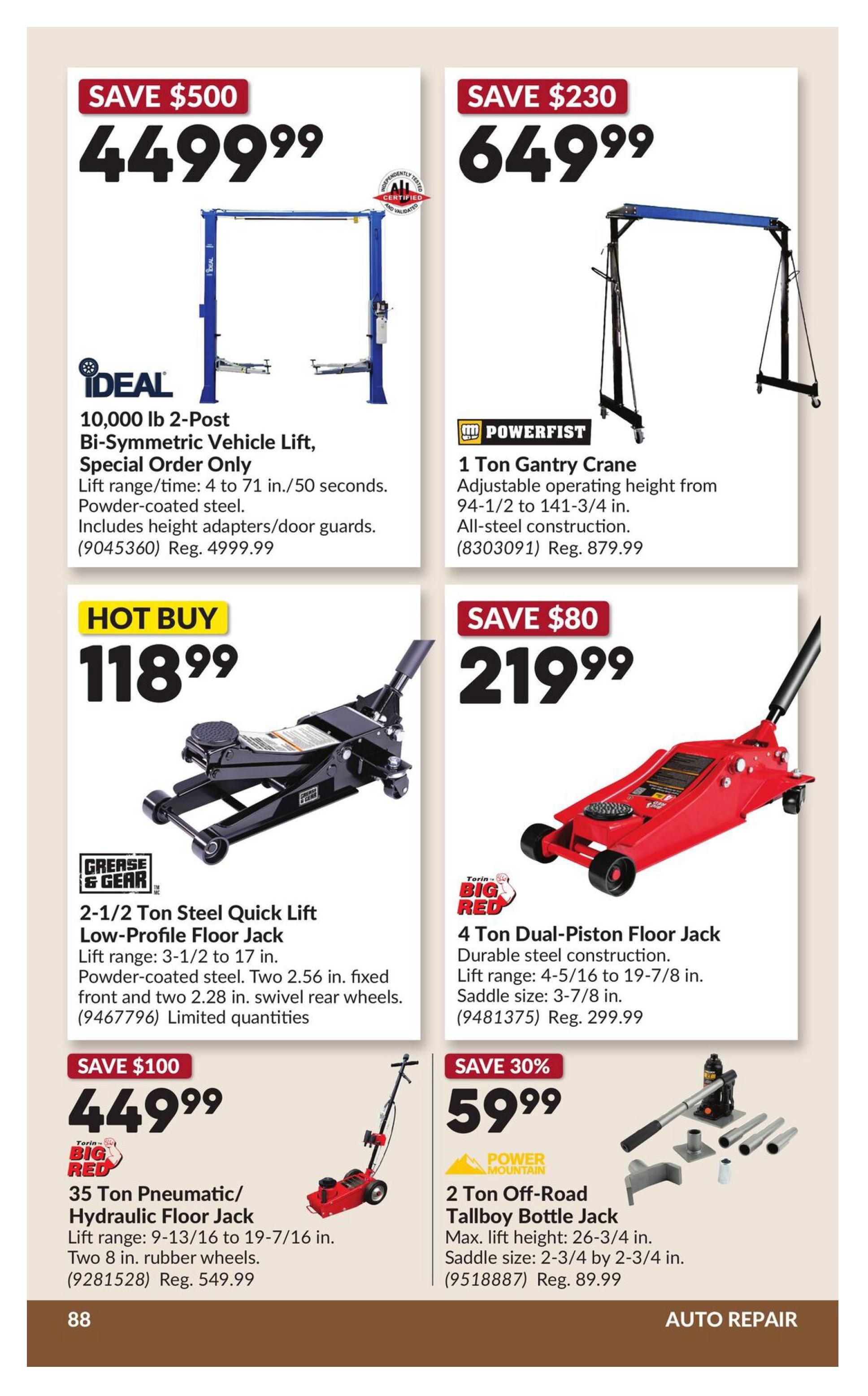 Princess Auto Flyer September 22 to October 4