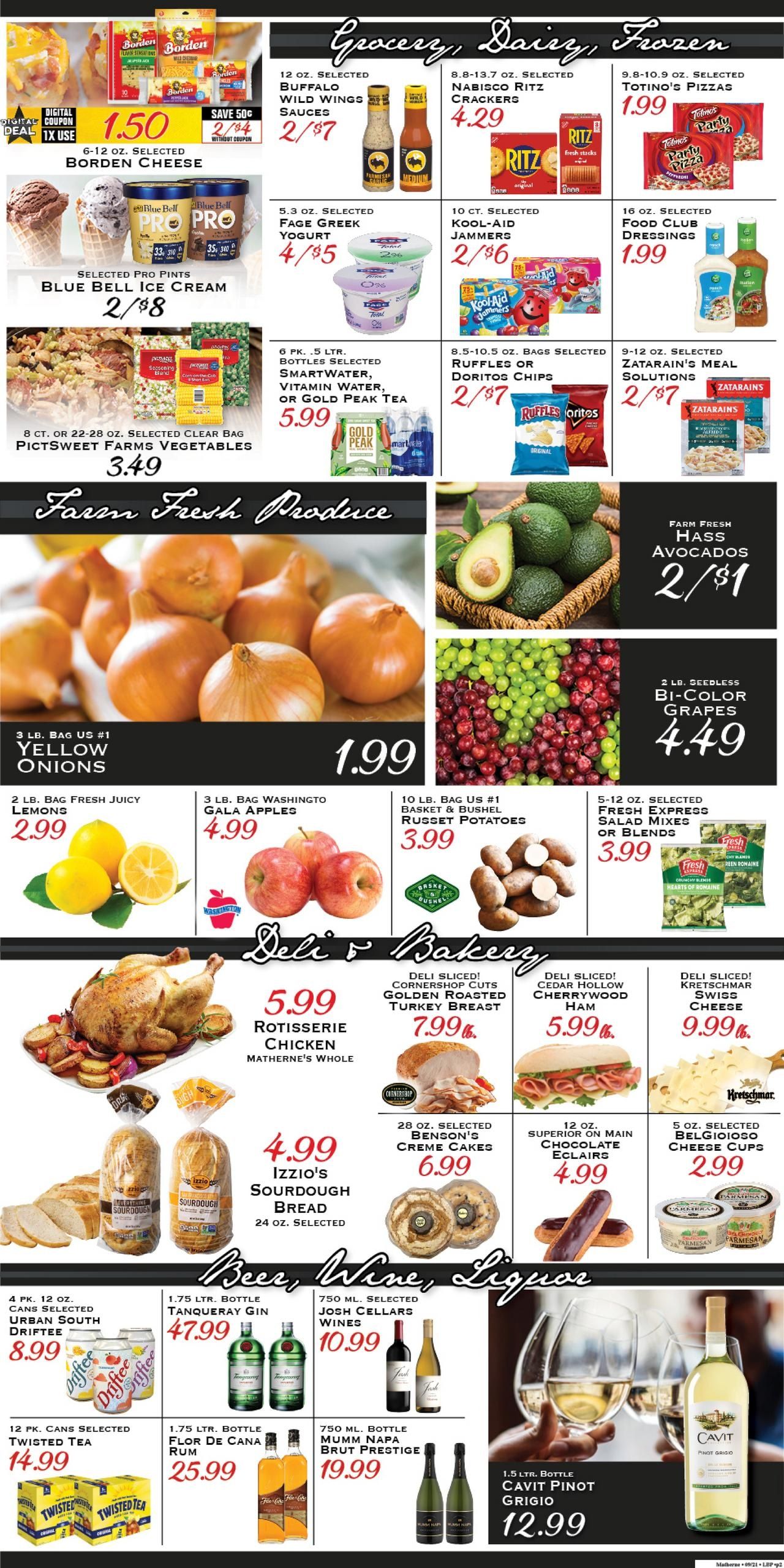 Matherne's Supermarket Weekly Ad September 23 - 29, 2026