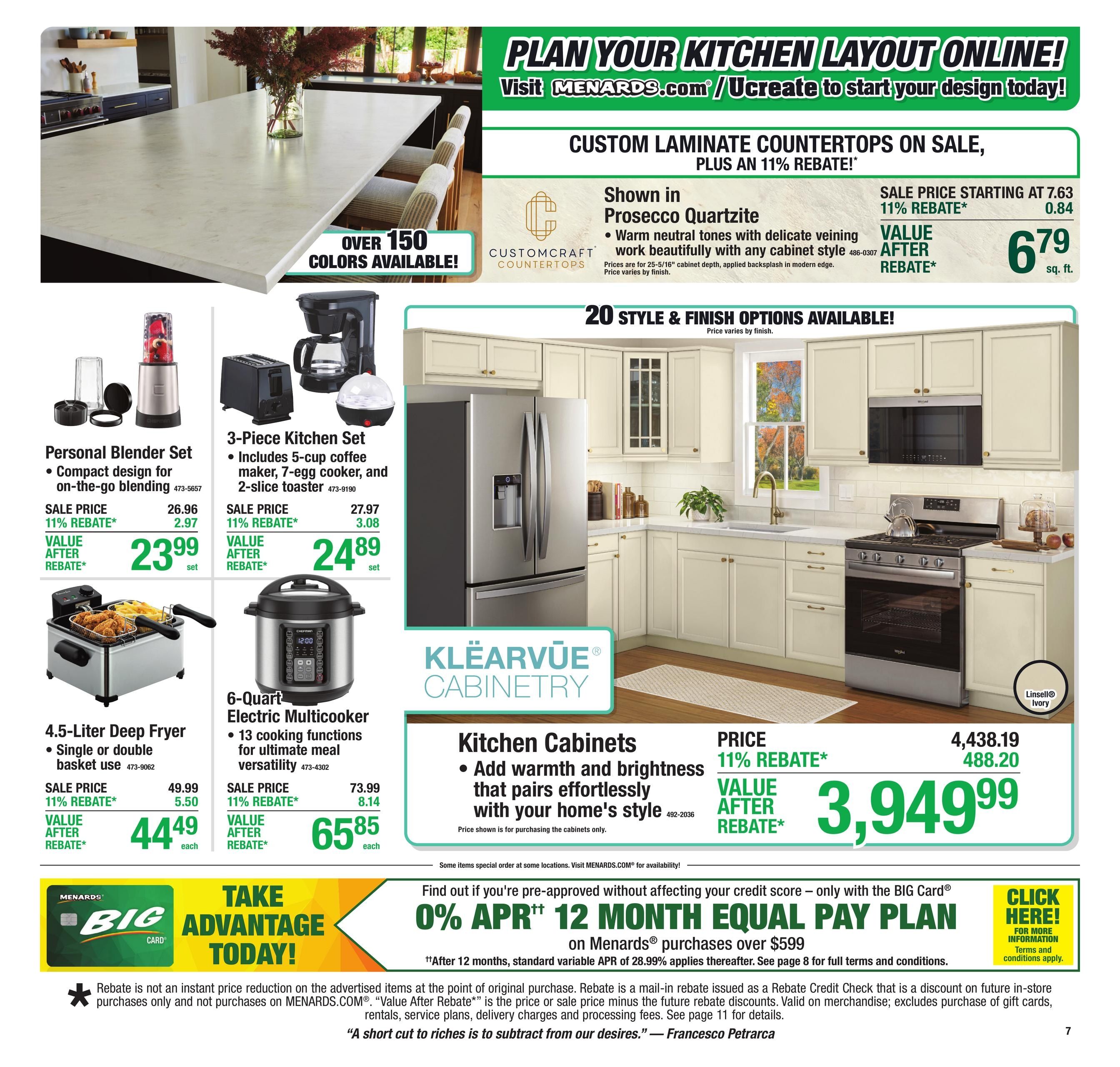 Menards (Buffalo-Upton Area, WY) 11% Rebate Sale Weekly Ad September 16 - 27, 2026