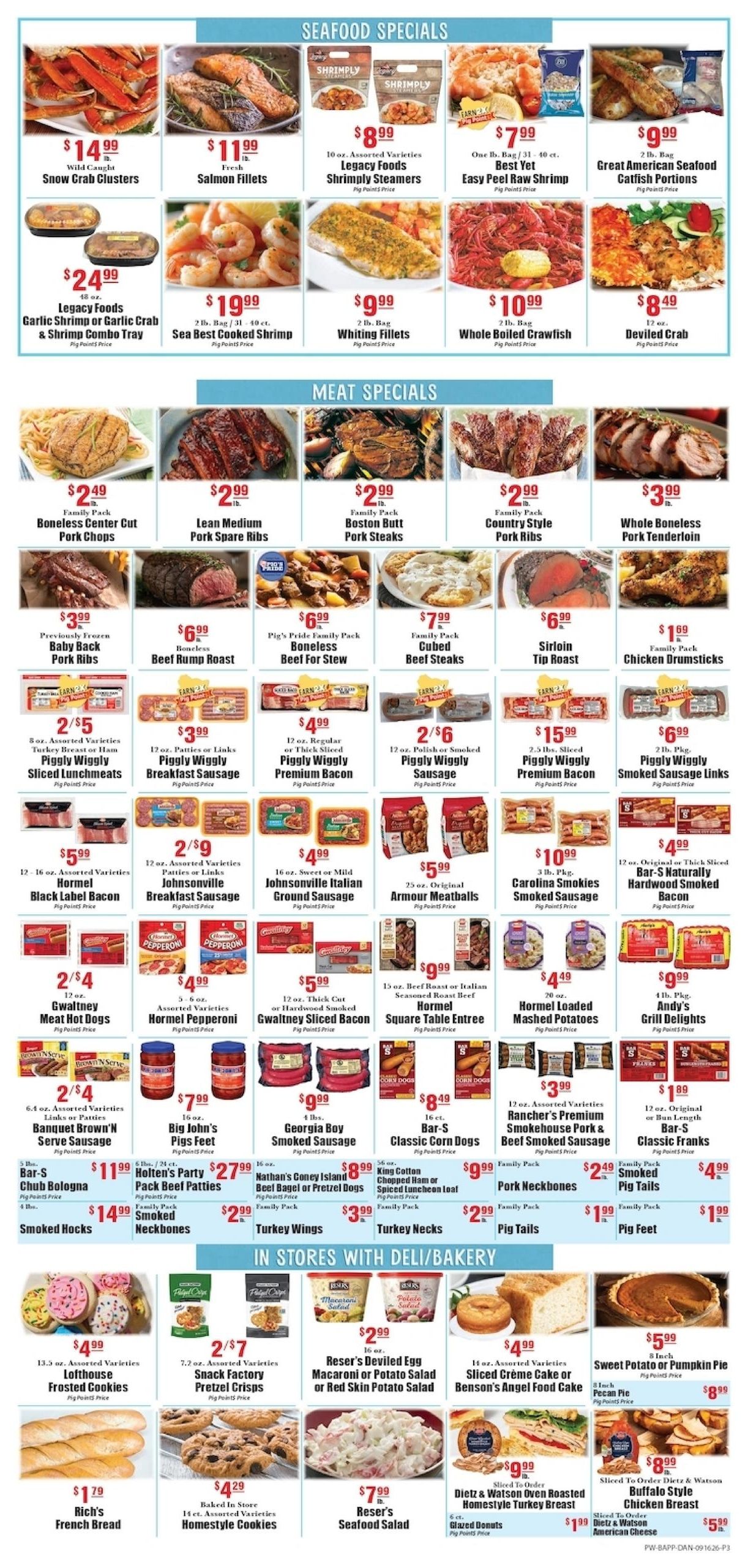 Piggly Wiggly (Charleston Area, SC) Weekly Ad September 16 - 22, 2026