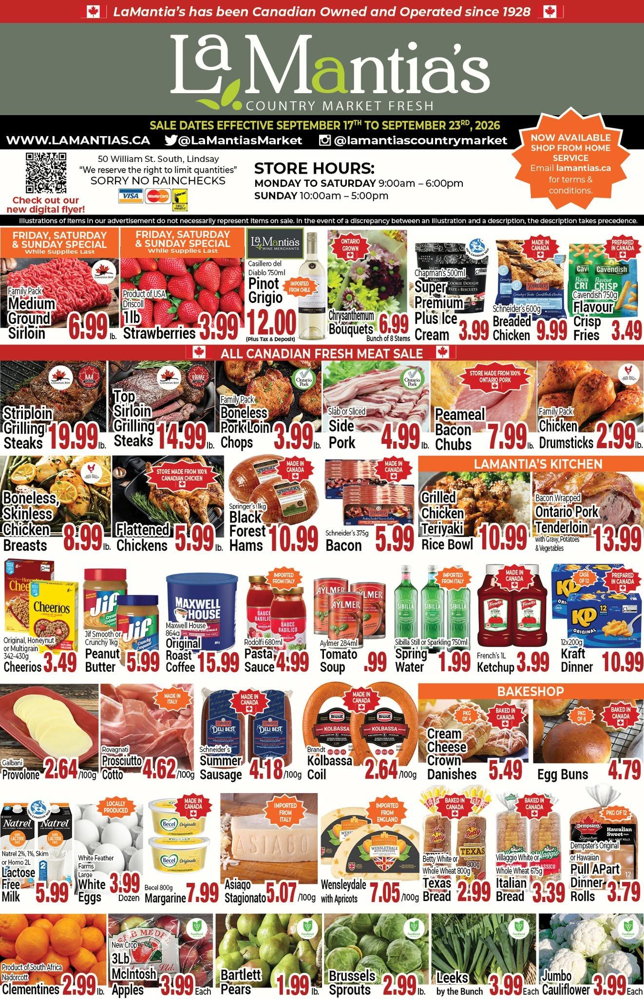 LaMantia's Flyer September 17 to 23