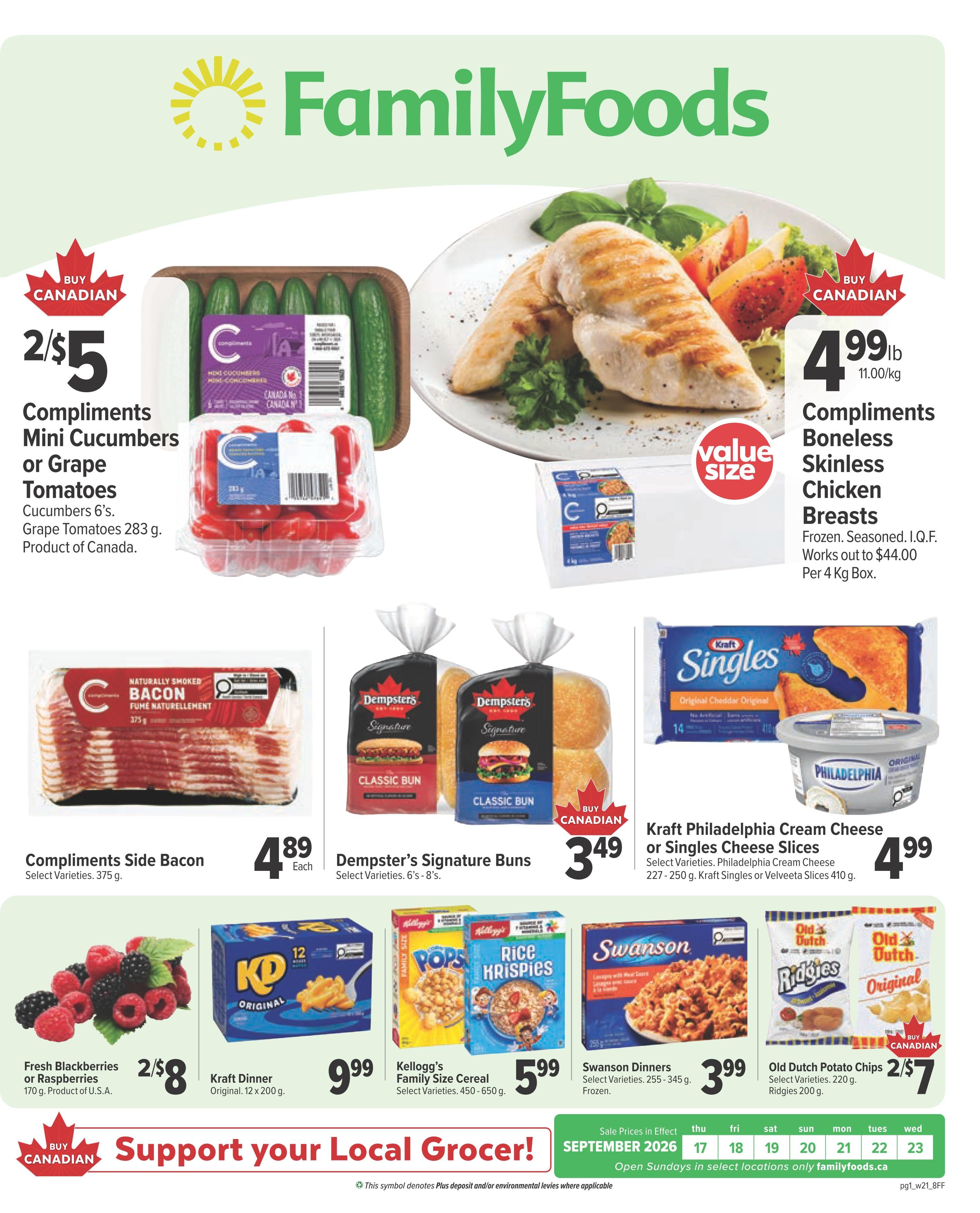 Family Foods (AB) Flyer September 17 to 23