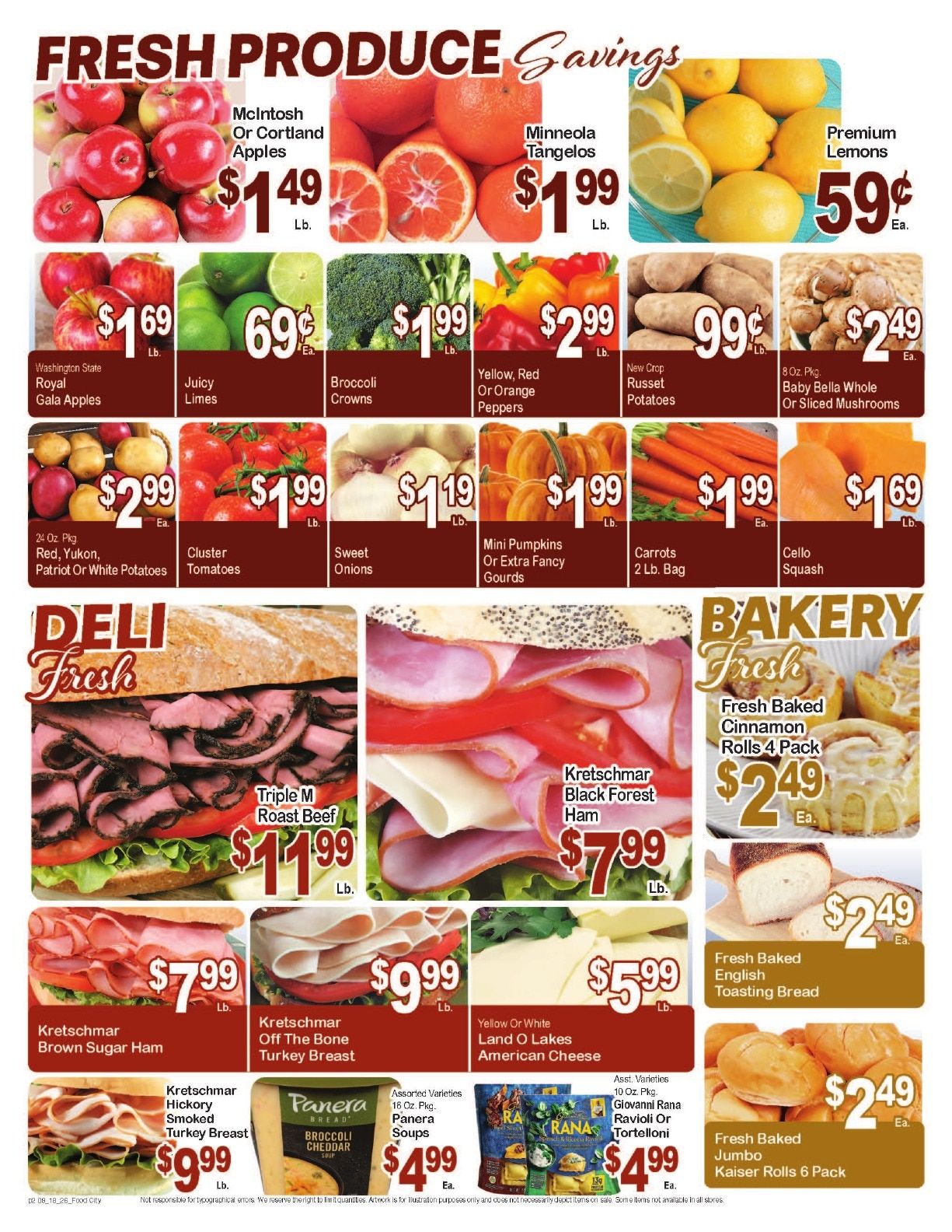 Food City New England Weekly Ad September 18 - 24, 2026