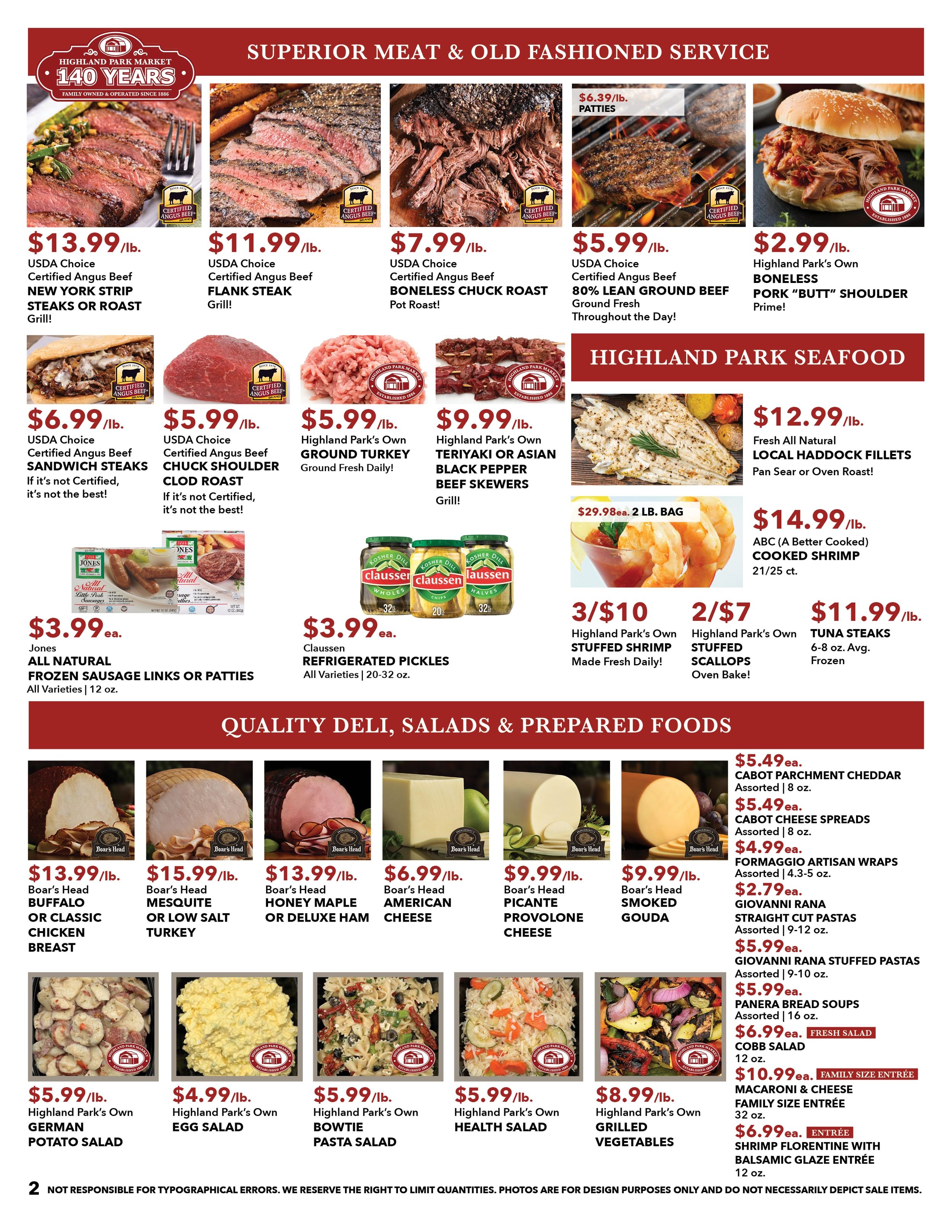 Highland Park Market (Connecticut) Weekly Ad September 20 - 26, 2026