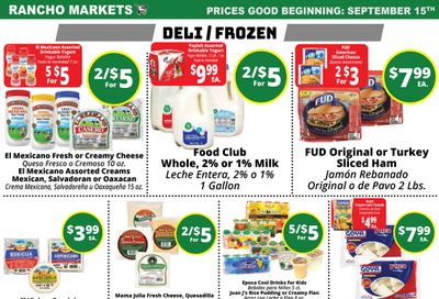 Rancho Markets (Utah) Weekly Ad September 15 - 21, 2026
