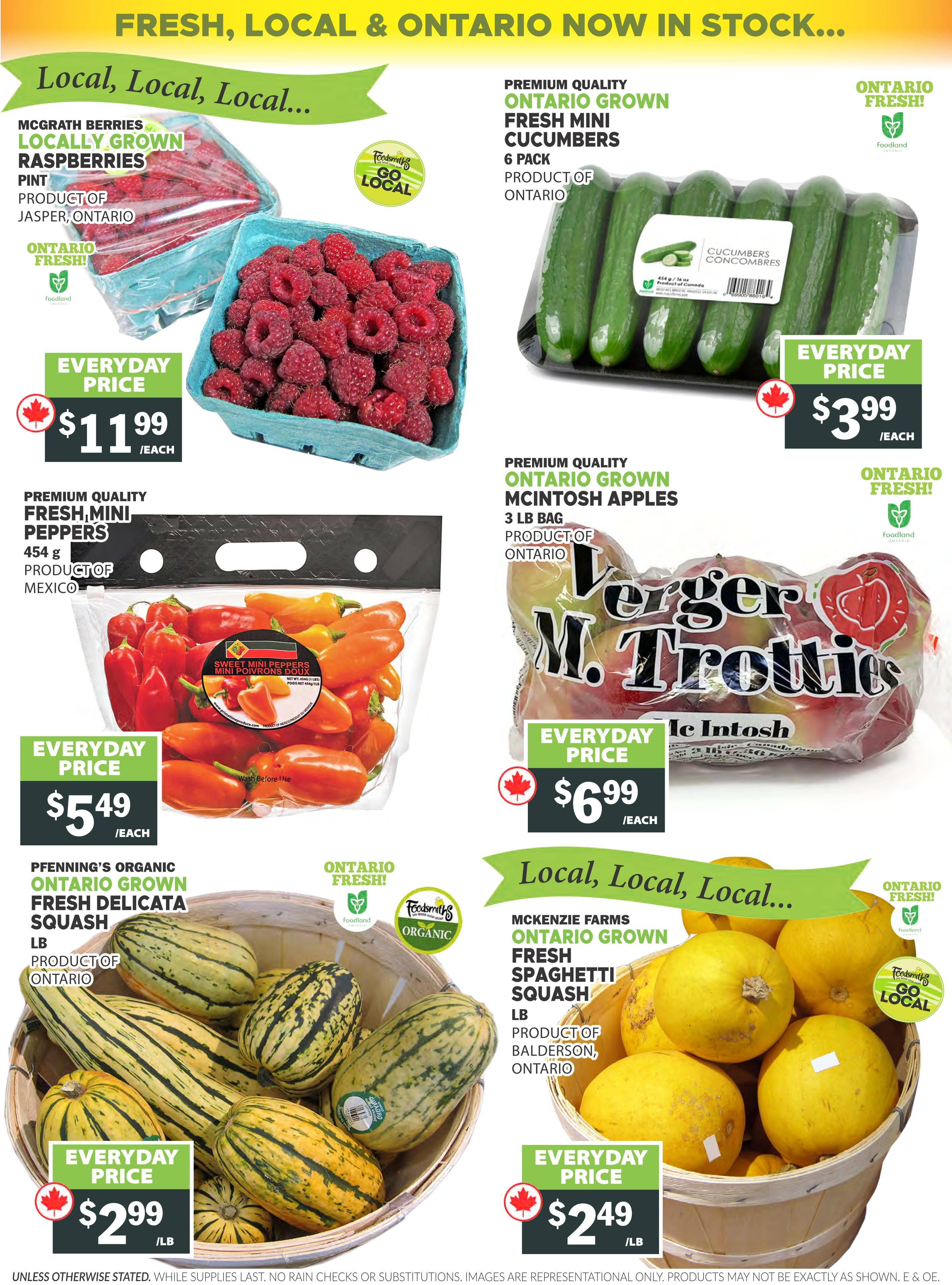 Foodsmiths Flyer September 17 to 24