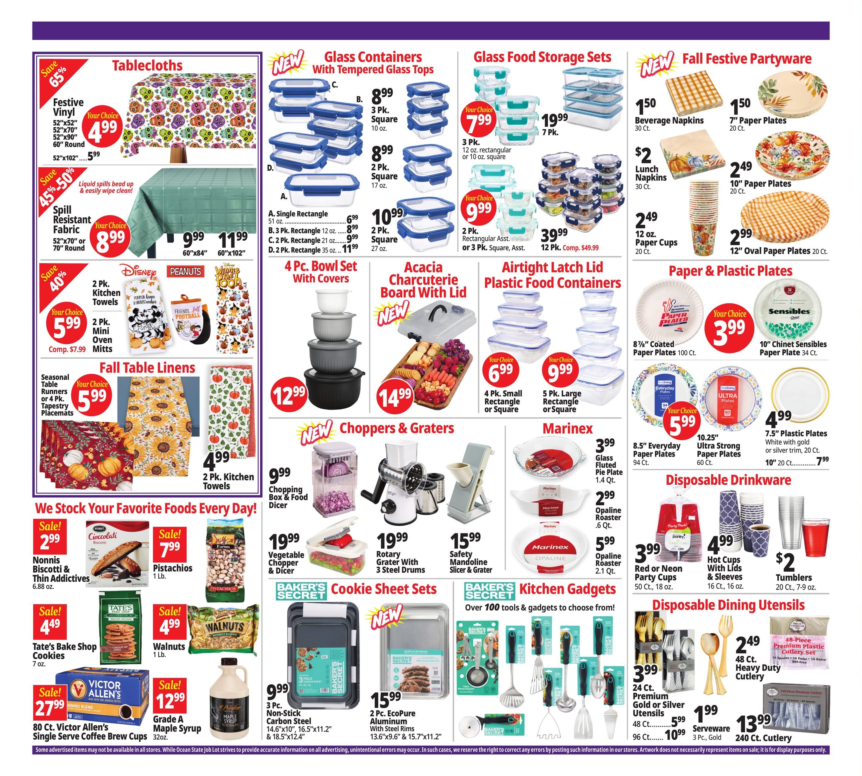 Ocean State Job Lot (Washington Area, DC) Weekly Ad September 17 - 23, 2026