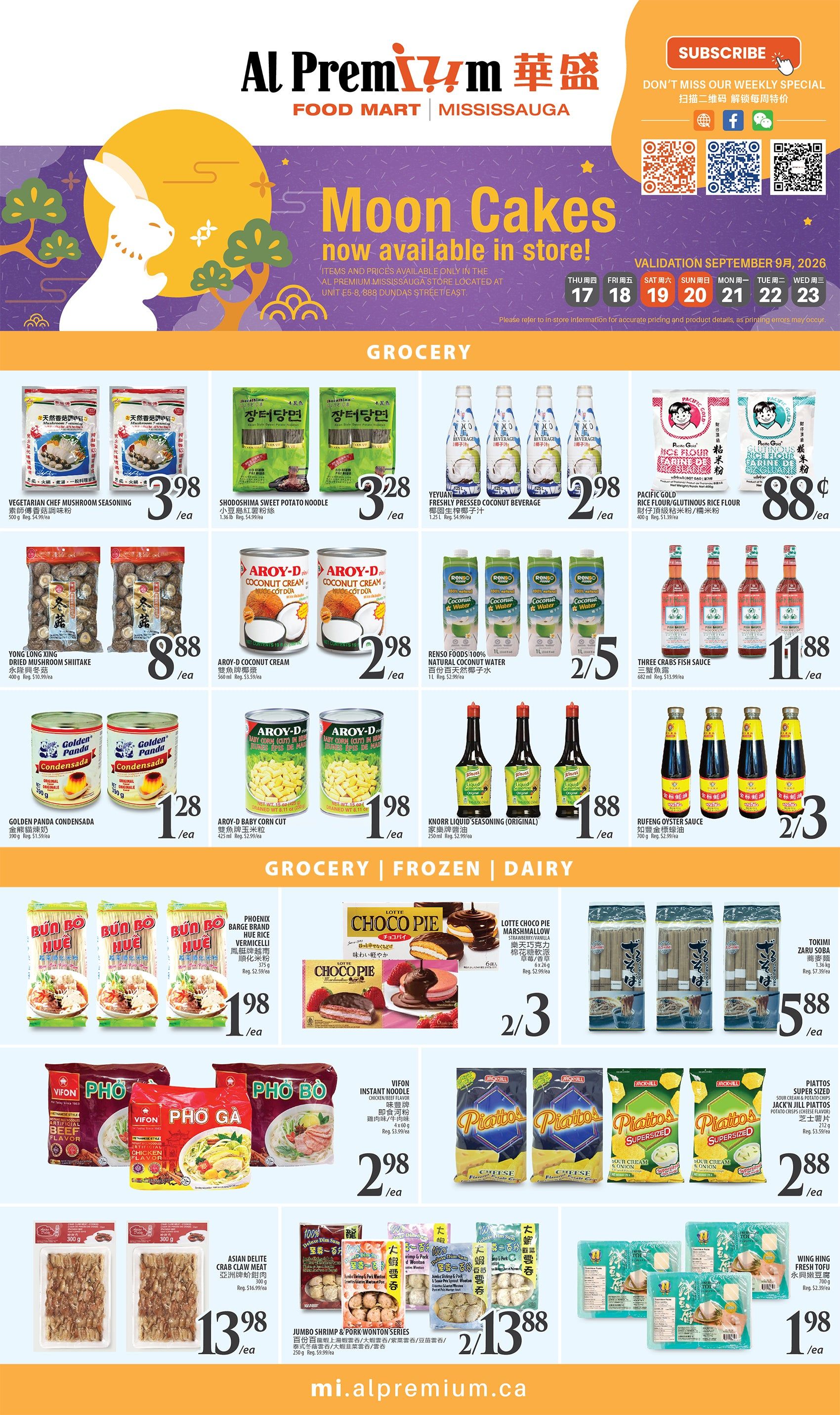 Al Premium Food Mart (Mississauga) Flyer September 17 to 23
