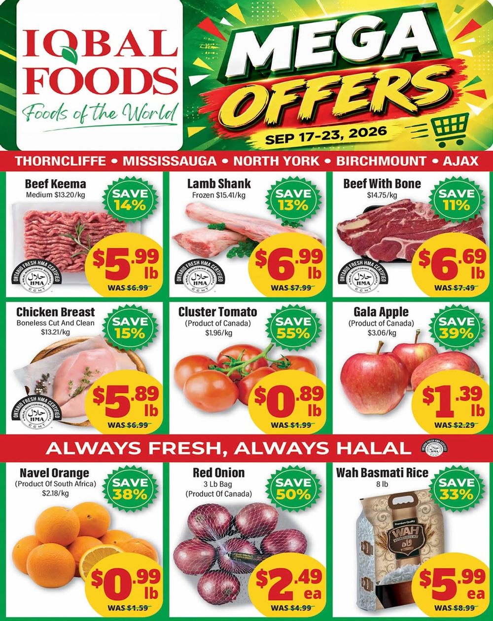 Iqbal Foods Flyer September 17 to 23