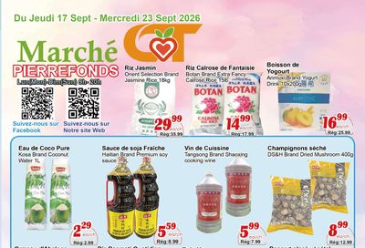 Marche C&T (Pierrefonds) Flyer September 17 to 23