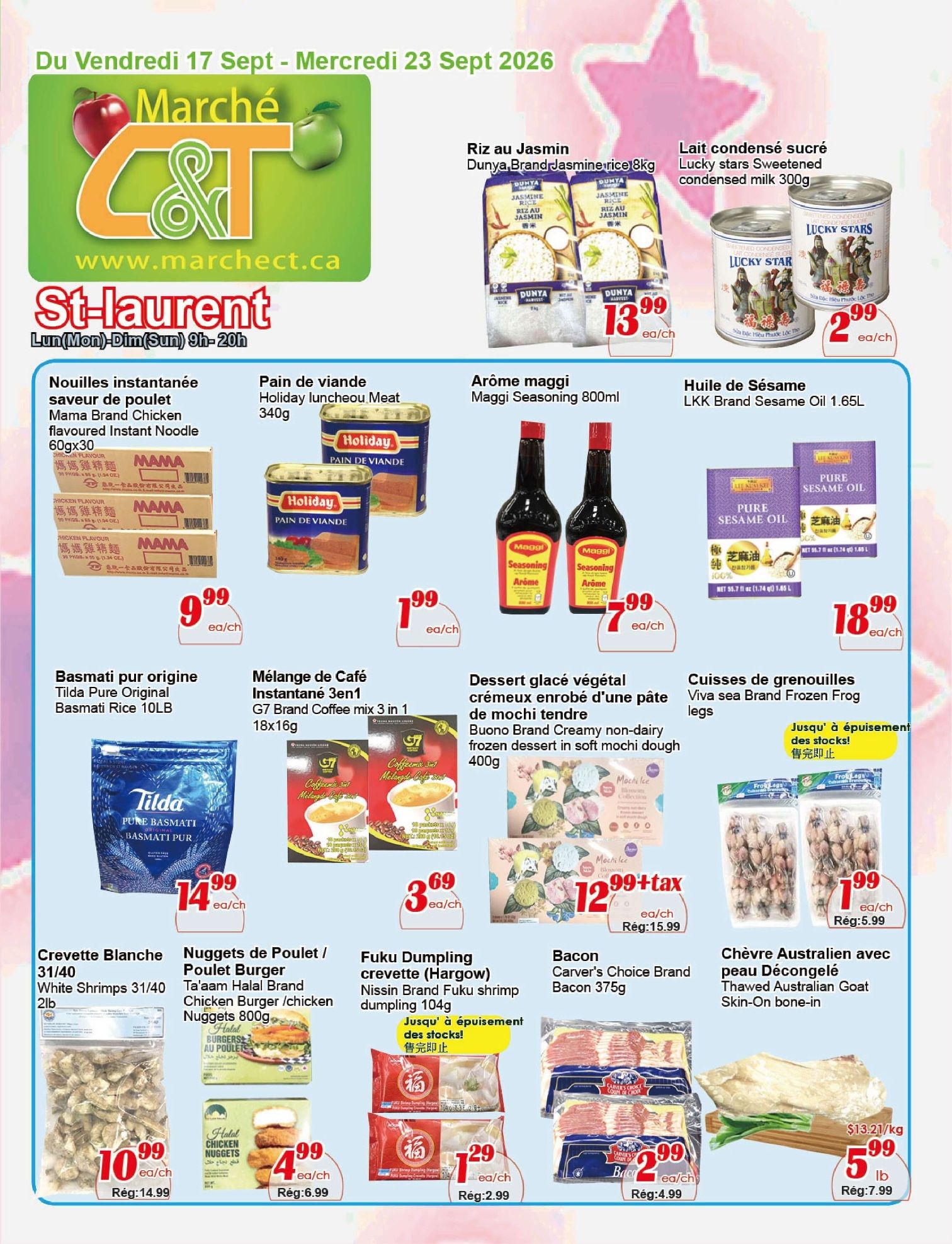 Marche C&T (St. Laurent) Flyer September 17 to 23