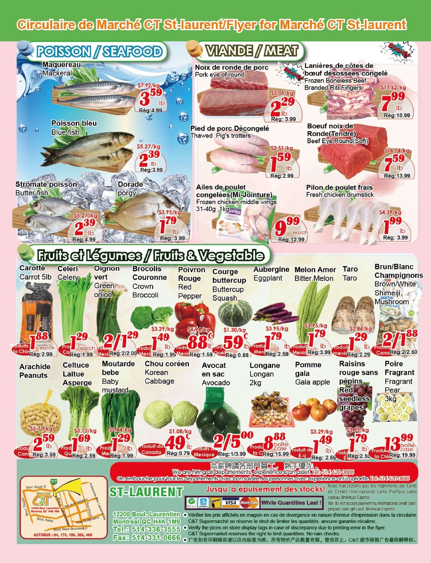 Marche C&T (St. Laurent) Flyer September 17 to 23