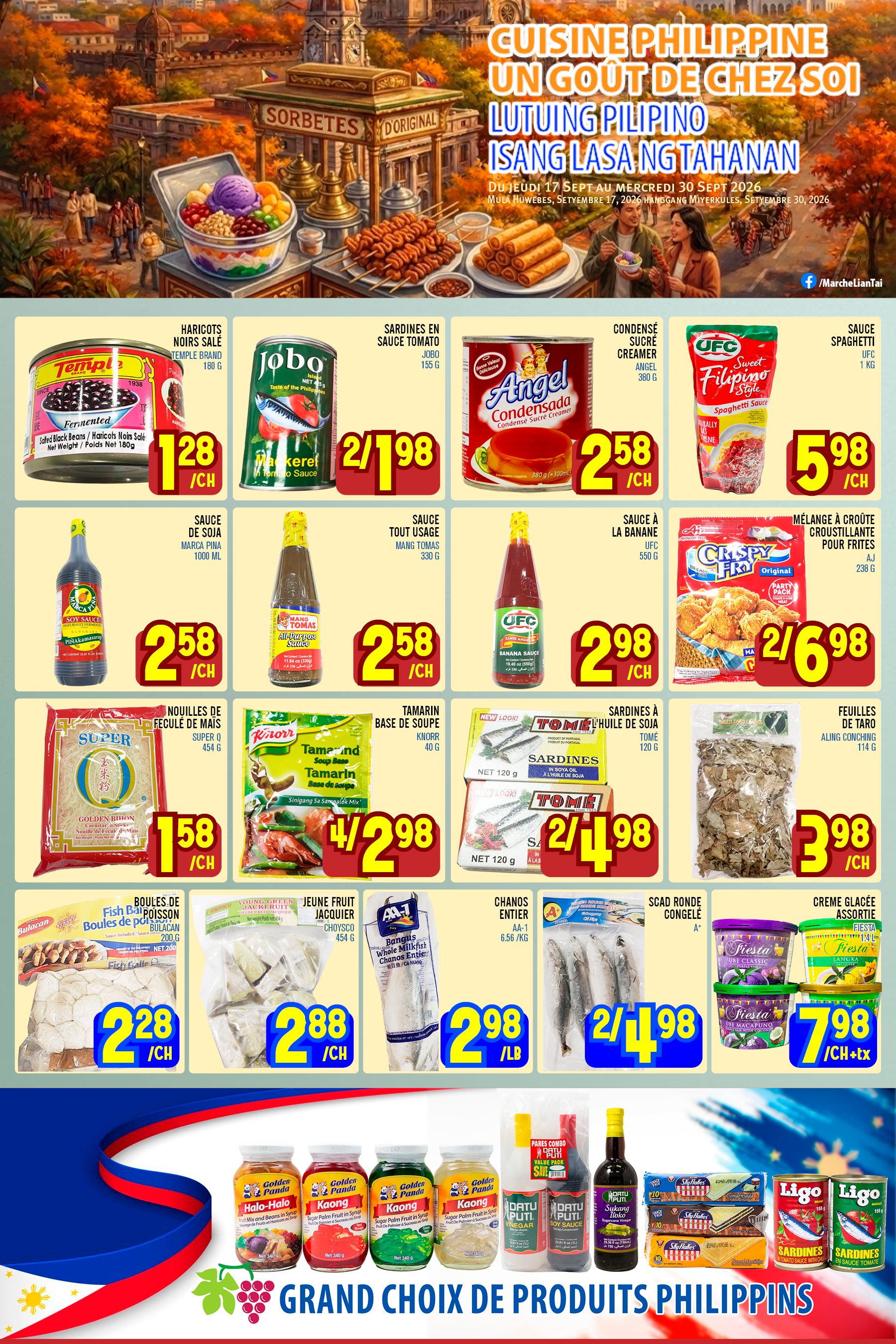 Marche Lian Tai Flyer September 17 to 23