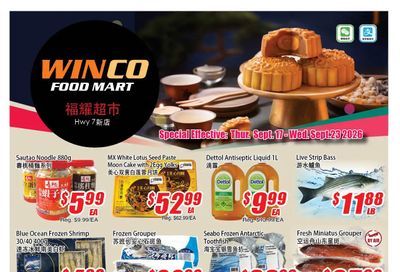 WinCo Food Mart (HWY 7) Flyer September 17 to 23