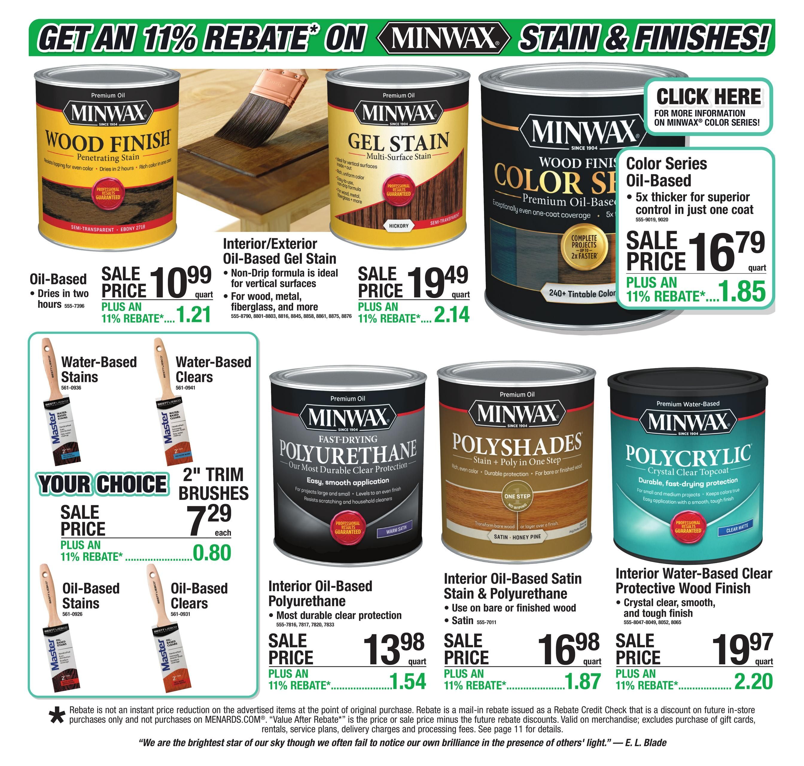 Menards (Chanhassen Area, MN) 11% Rebate Sale Weekly Ad September 17 - 27, 2026