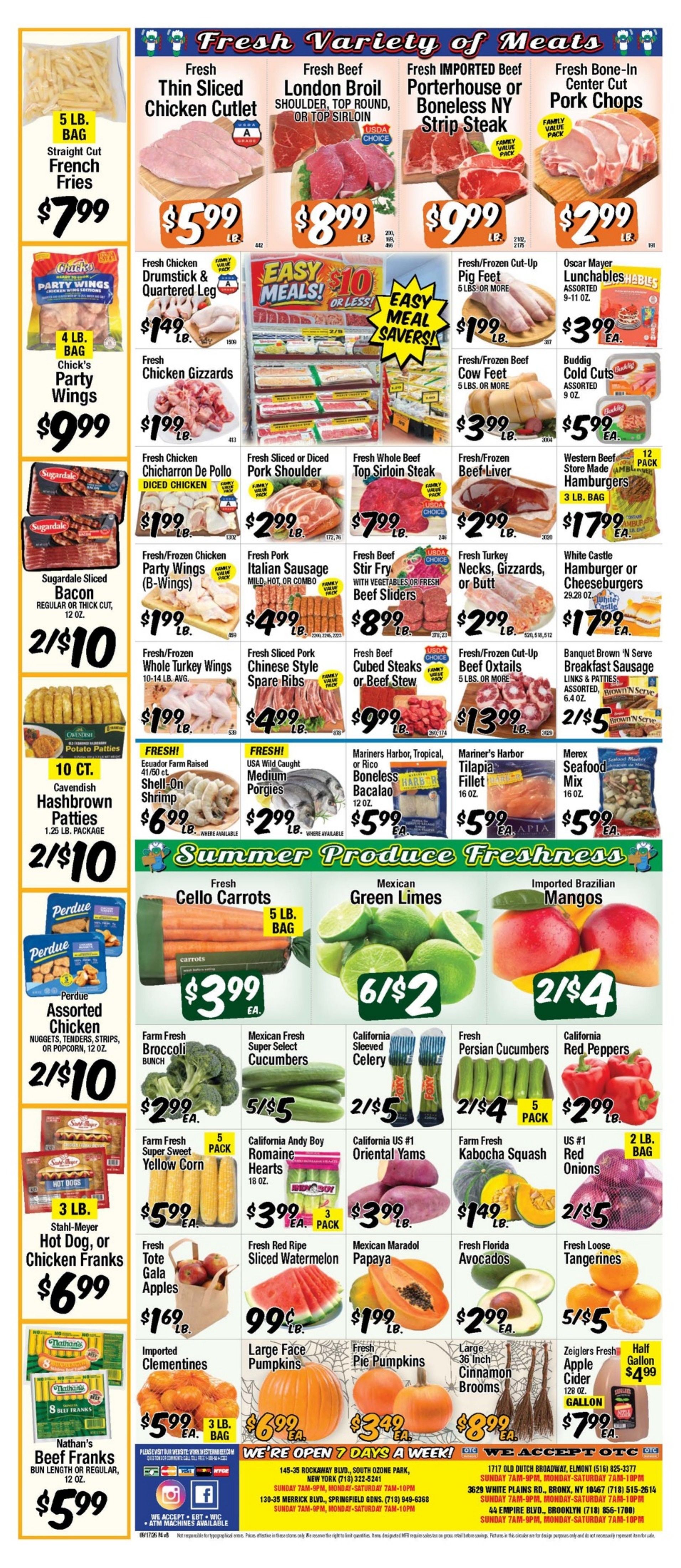 Western Beef (New York) Weekly Ad September 17 - 23, 2026