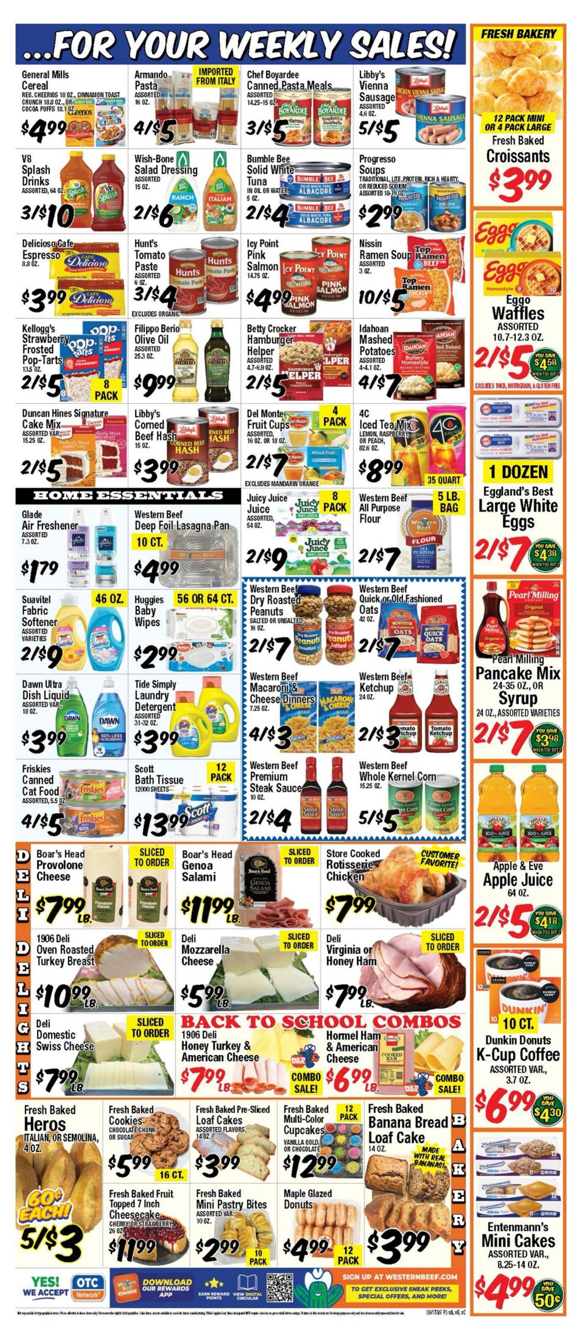 Western Beef Weekly Ad September 17 - 23, 2026