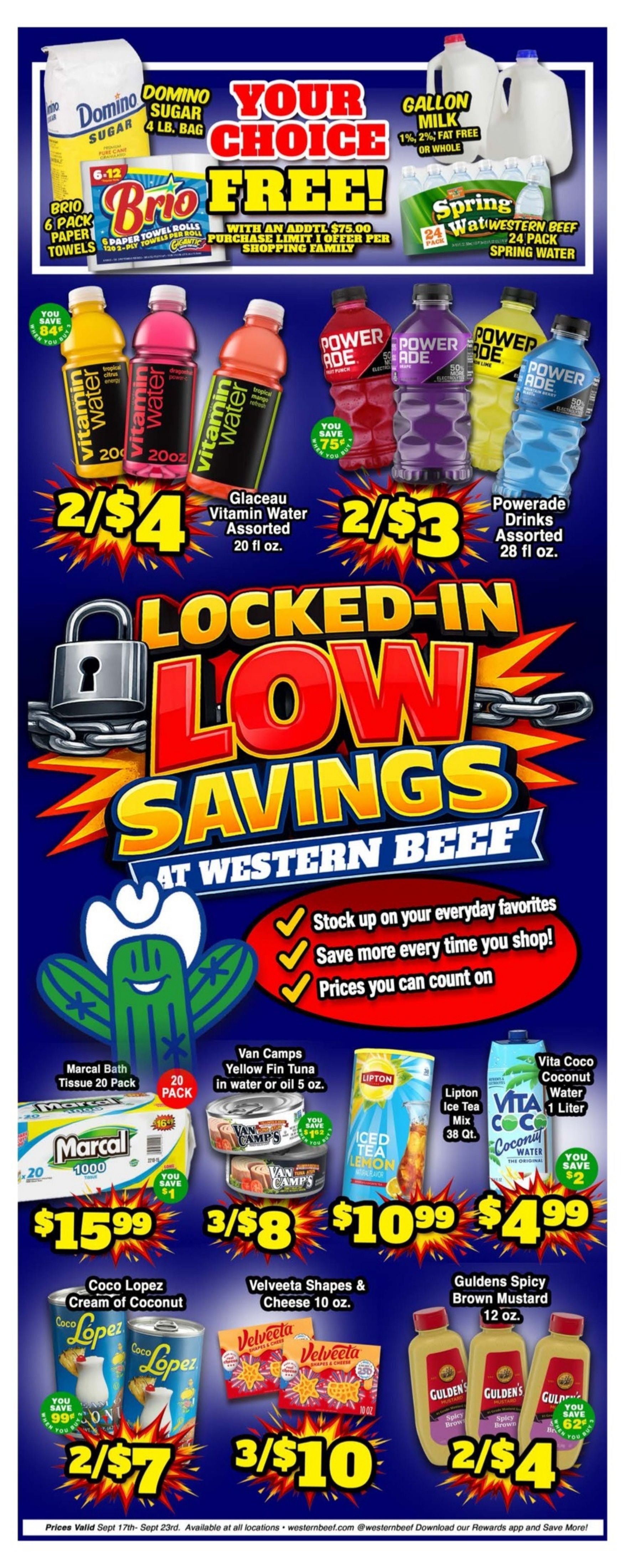 Western Beef Weekly Ad September 17 - 23, 2026