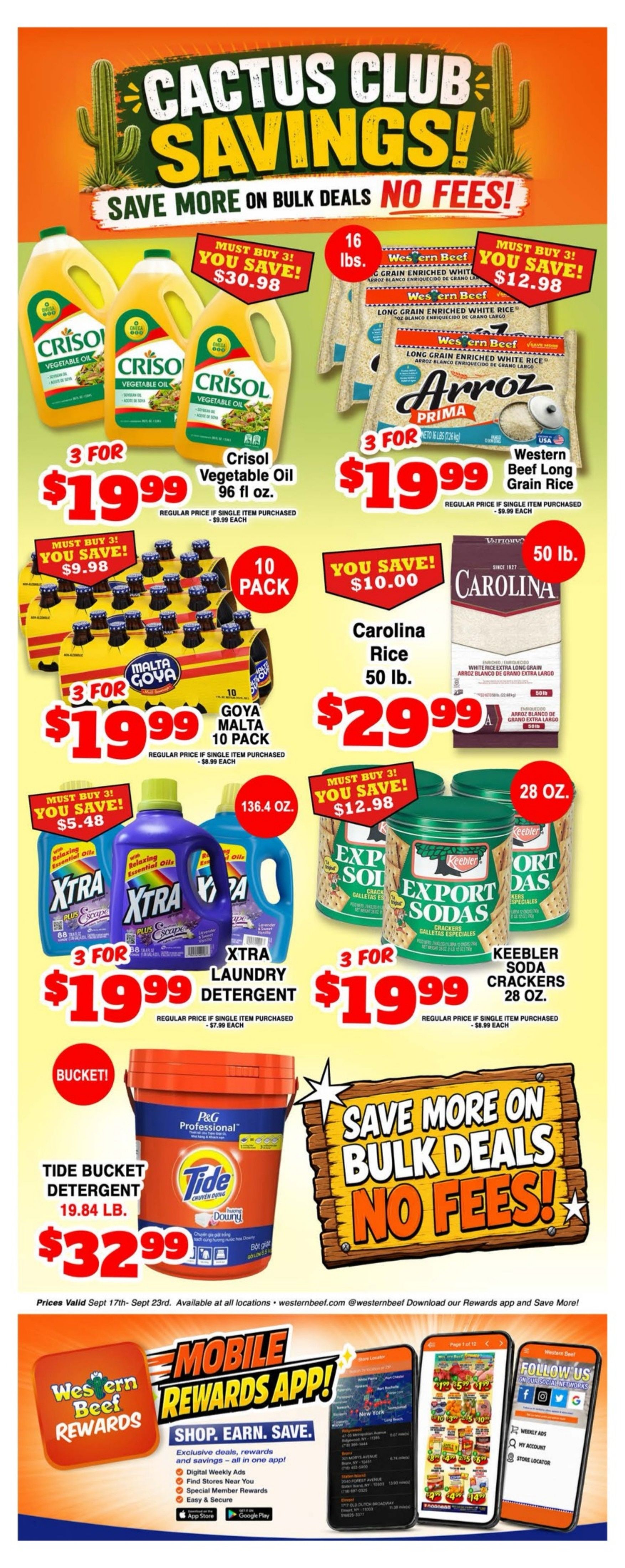 Western Beef Weekly Ad September 17 - 23, 2026