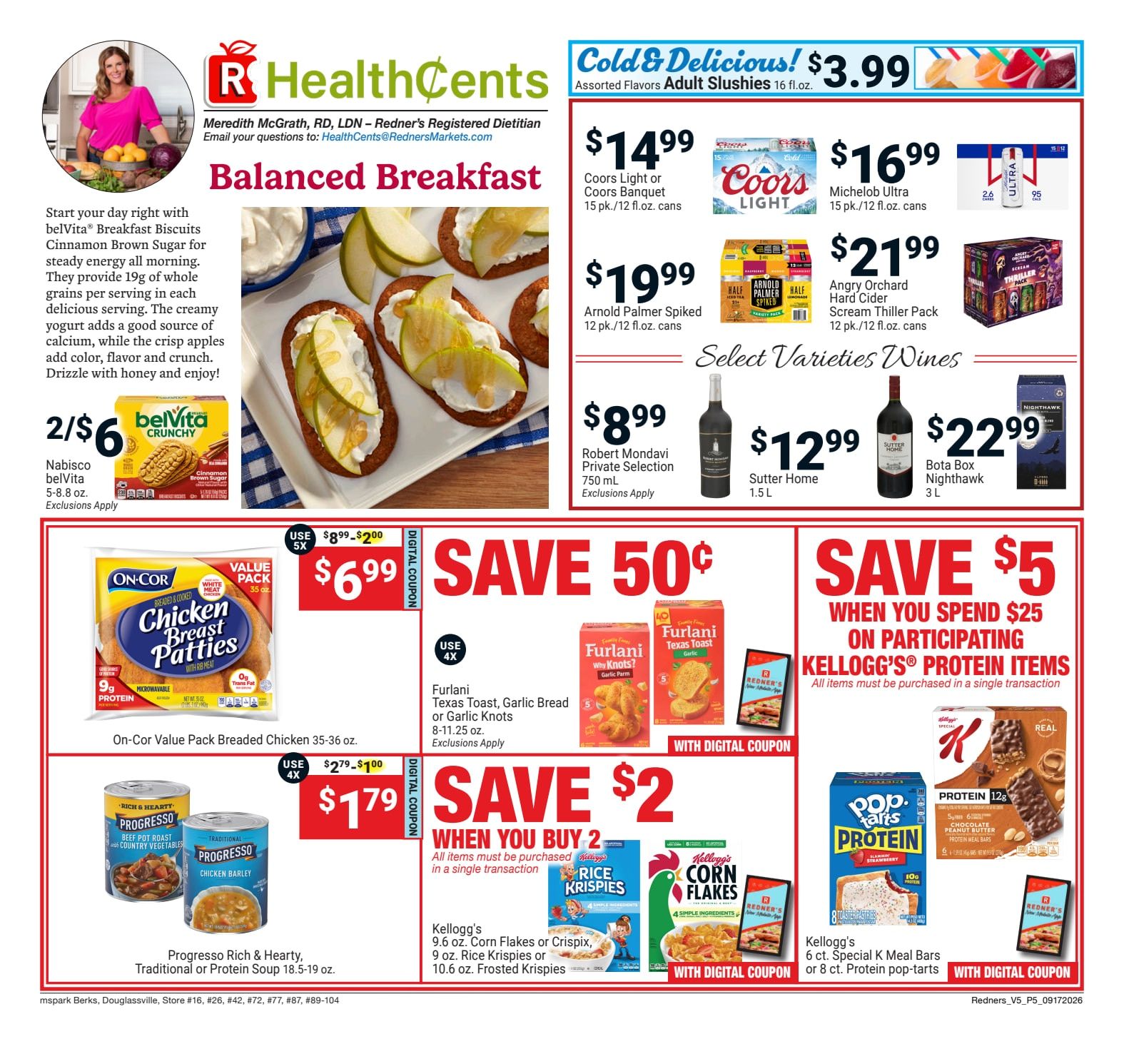 Redner's Markets (Douglassville and other locations, PA) Weekly Ad September 17 - 23, 2026