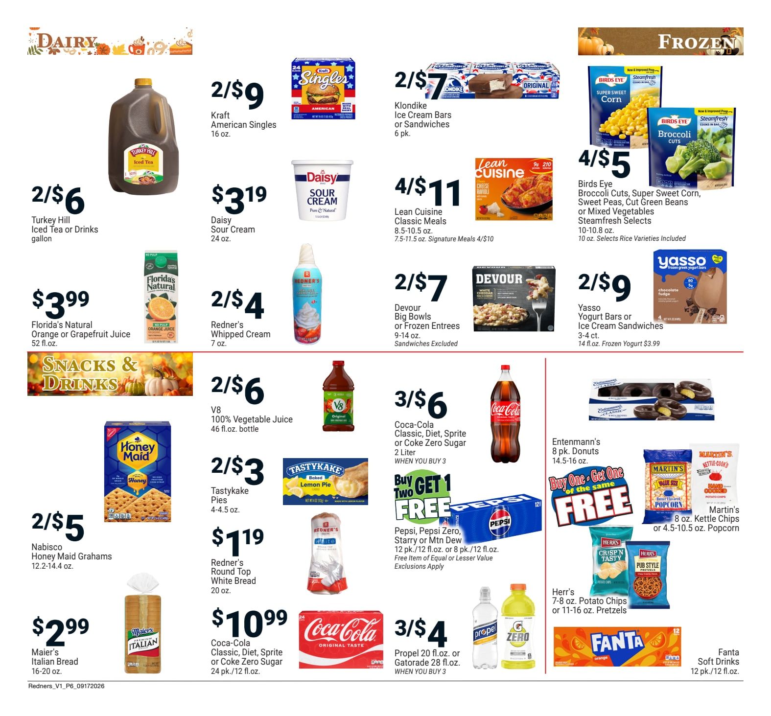Redner's Markets (Douglassville and other locations, PA) Weekly Ad September 17 - 23, 2026