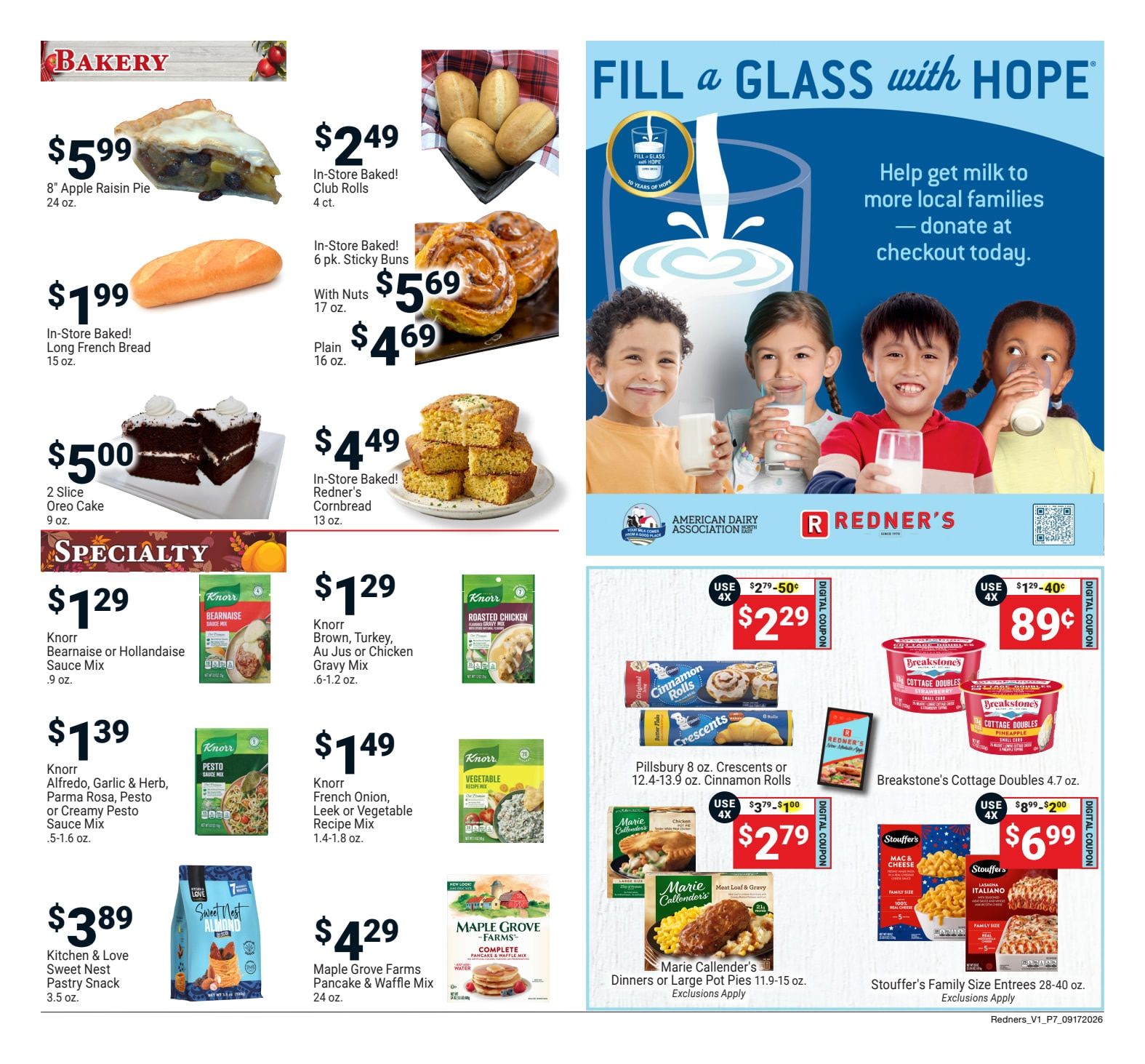 Redner's Markets (Douglassville and other locations, PA) Weekly Ad September 17 - 23, 2026