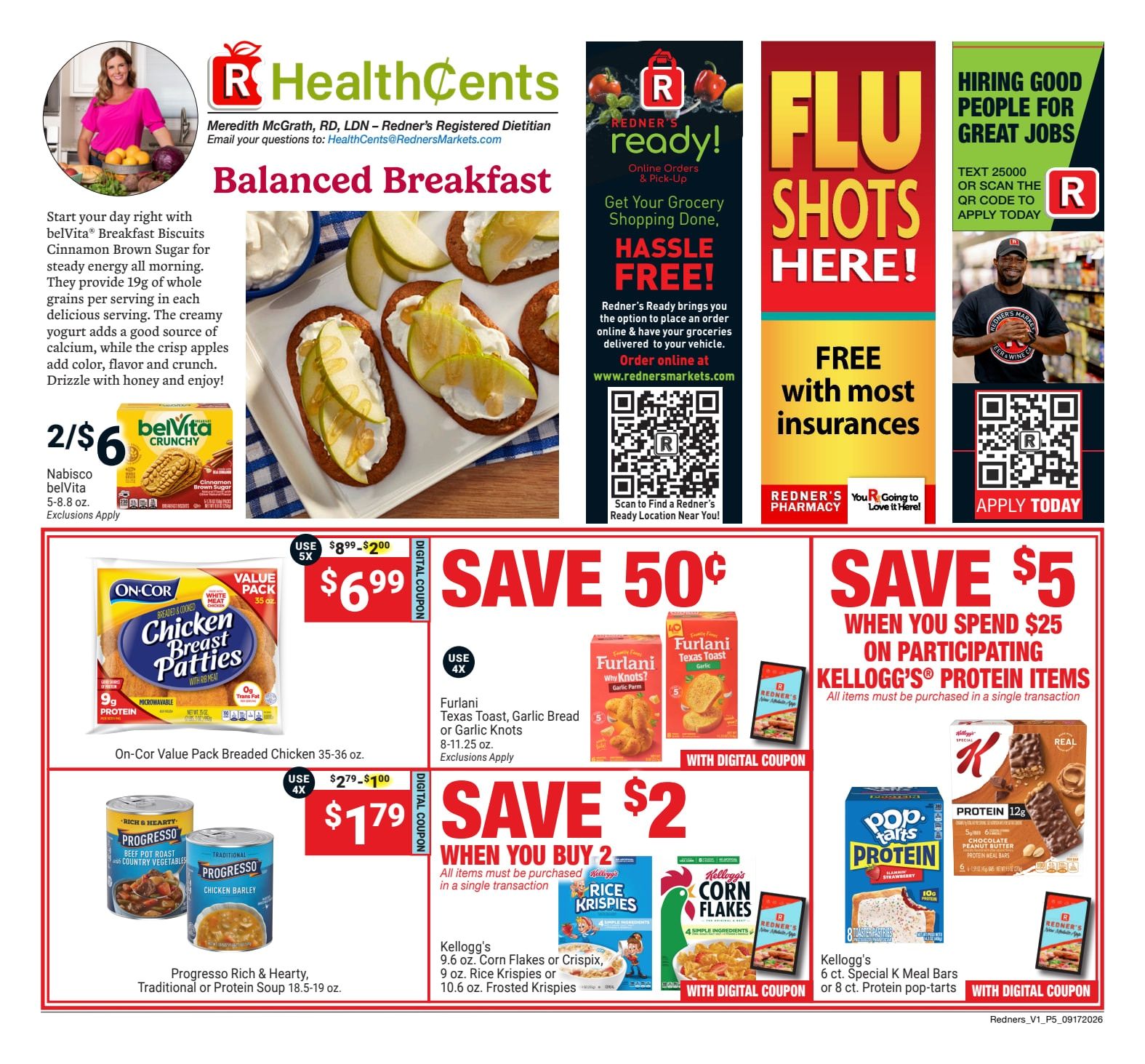 Redner's Markets (Ephrata and other locations, PA) Weekly Ad September 17 - 23, 2026