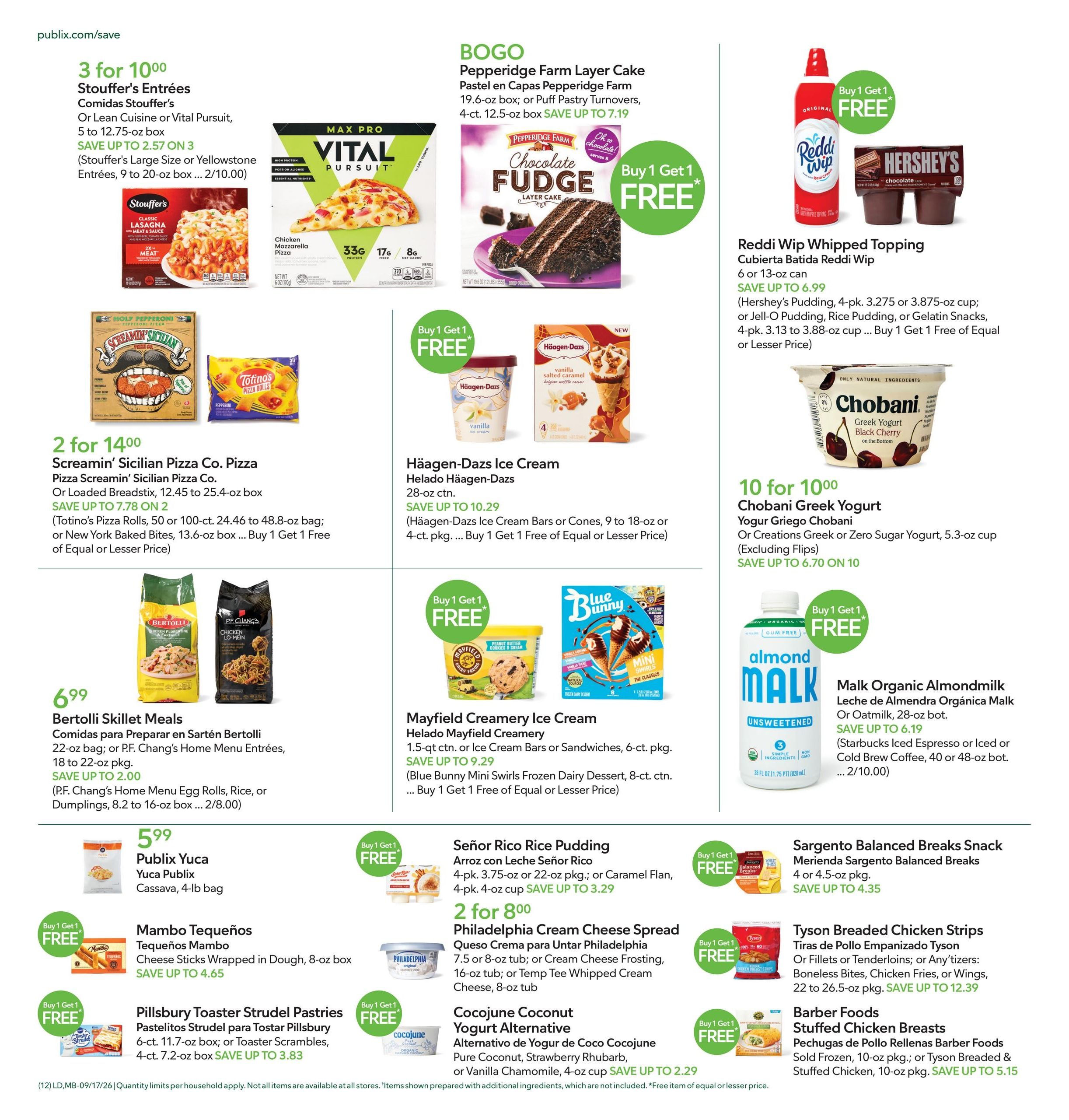 Publix (Cape Coral Area, FL) Anuncio Semanal Español Weekly Ad September 17 - 23, 2026