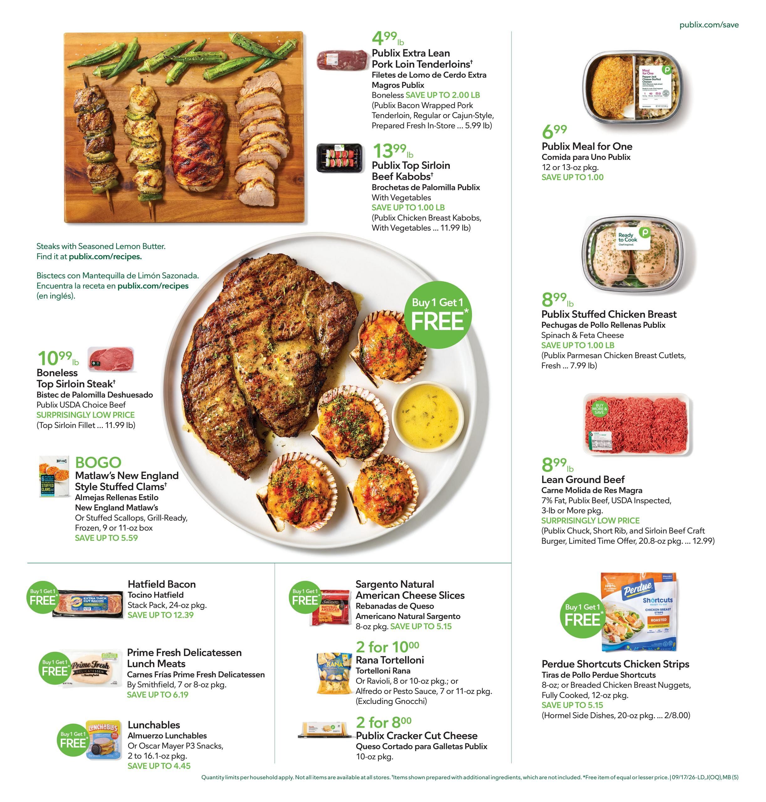 Publix (Cape Coral Area, FL) Anuncio Semanal Español Weekly Ad September 17 - 23, 2026