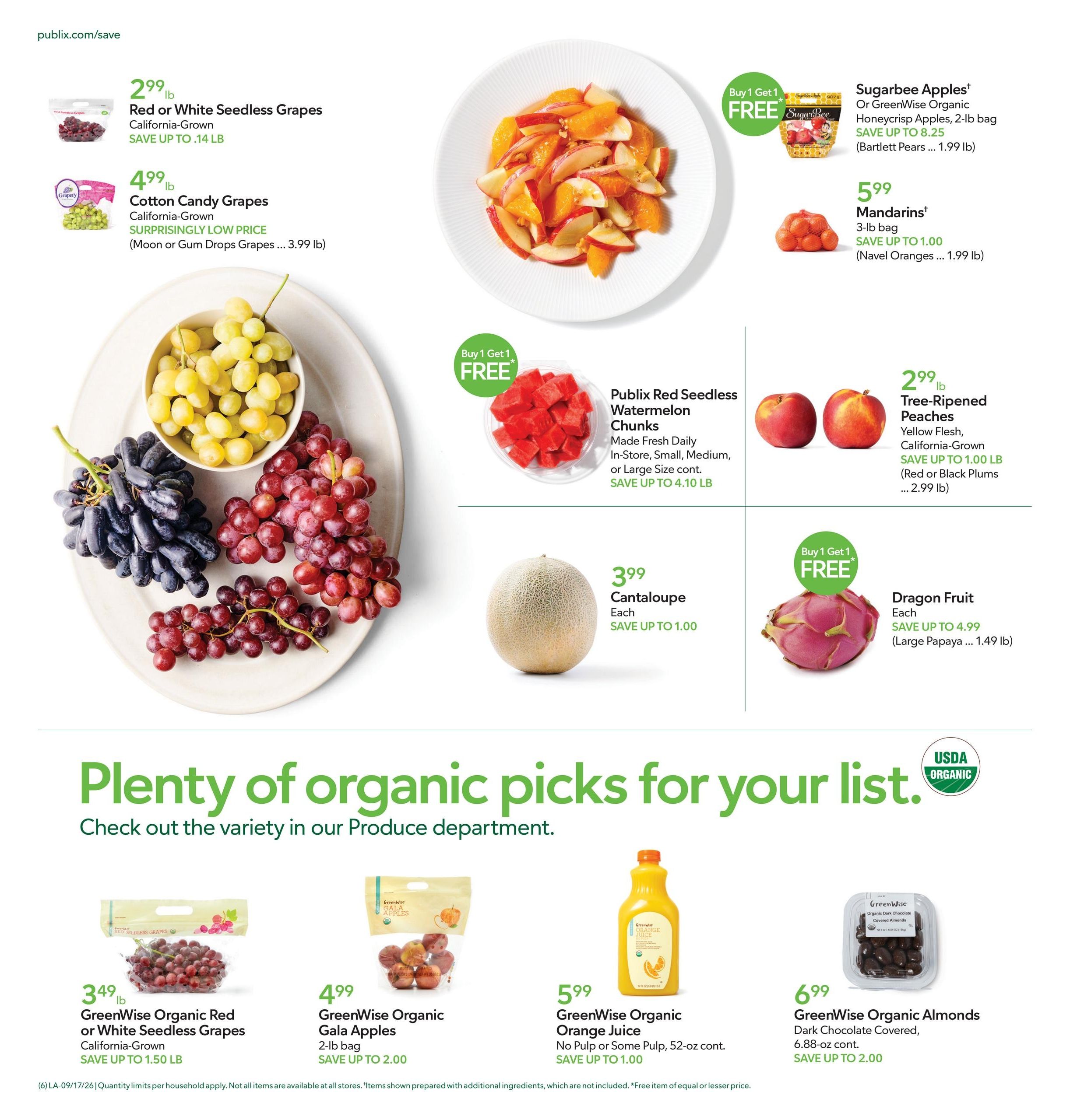 Publix (Cape Coral Area, FL) Weekly Ad September 17 - 23, 2026
