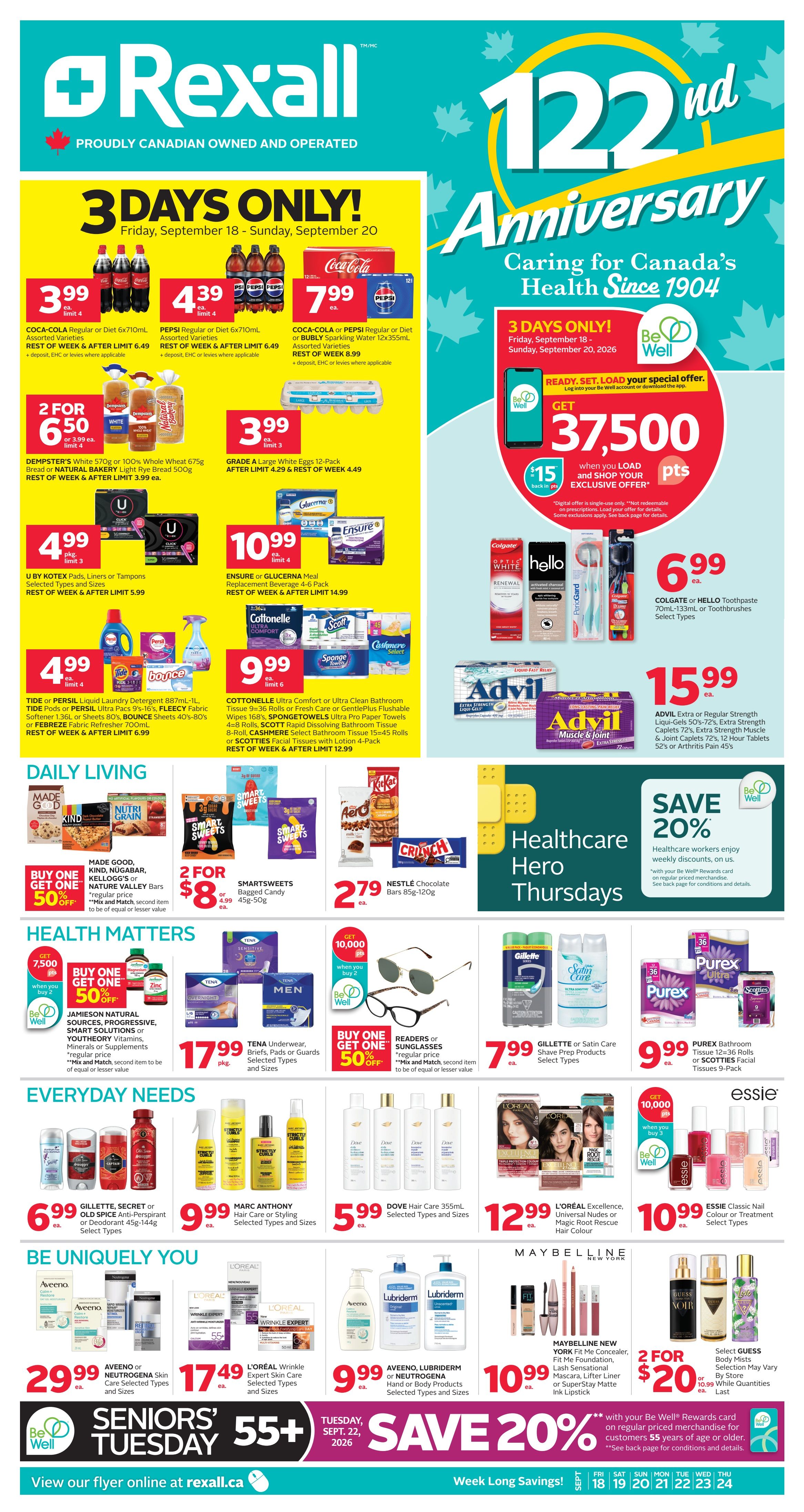 Rexall (MB) Flyer September 18 to 24