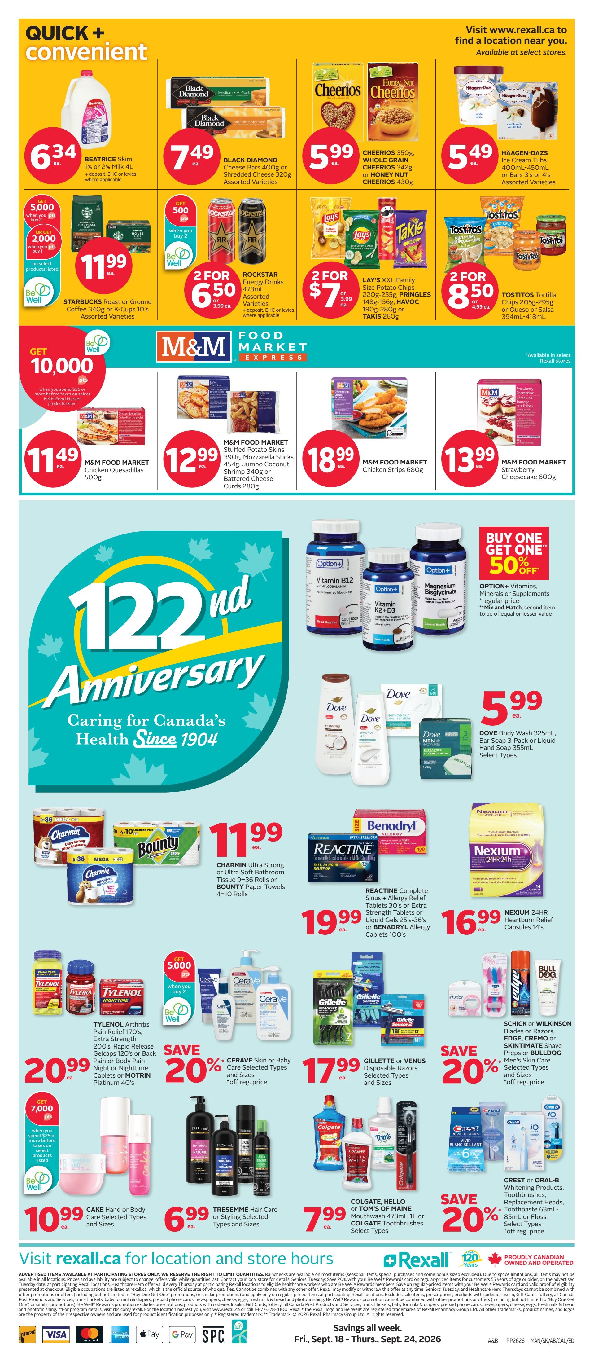 Rexall (MB) Flyer September 18 to 24