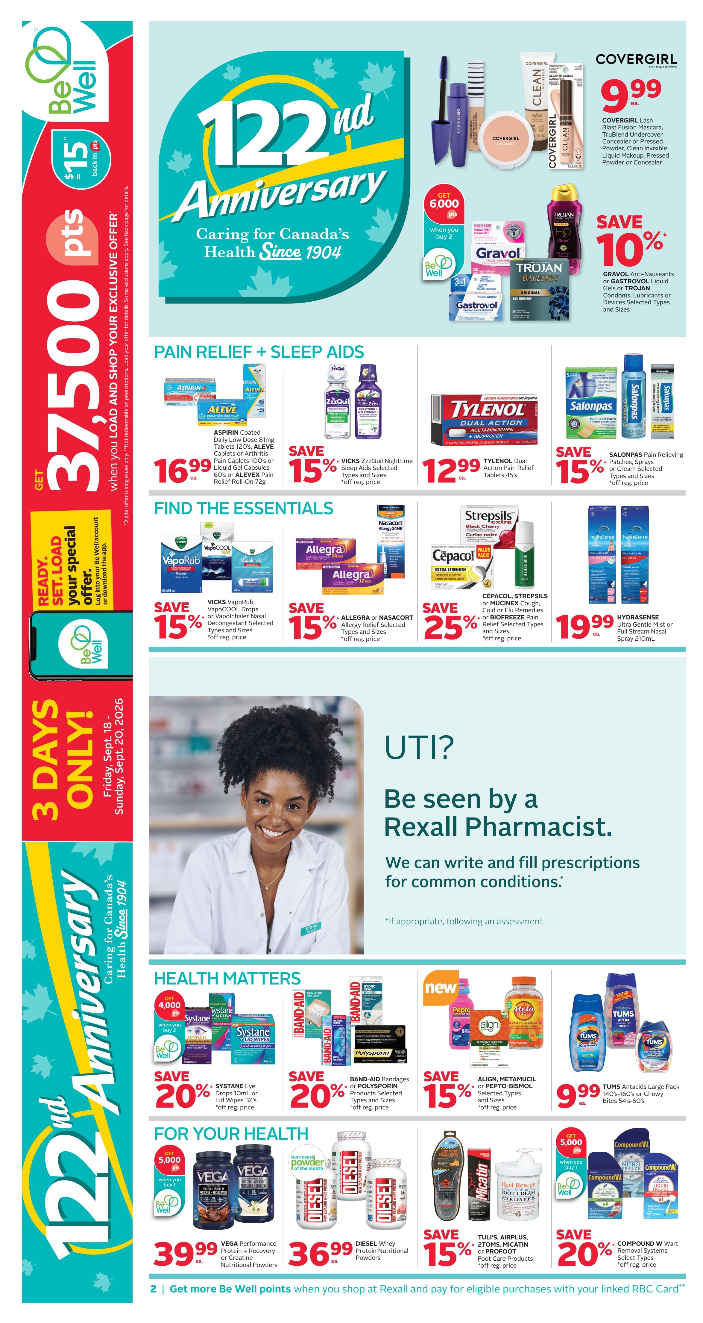 Rexall (AB) Flyer September 18 to 24