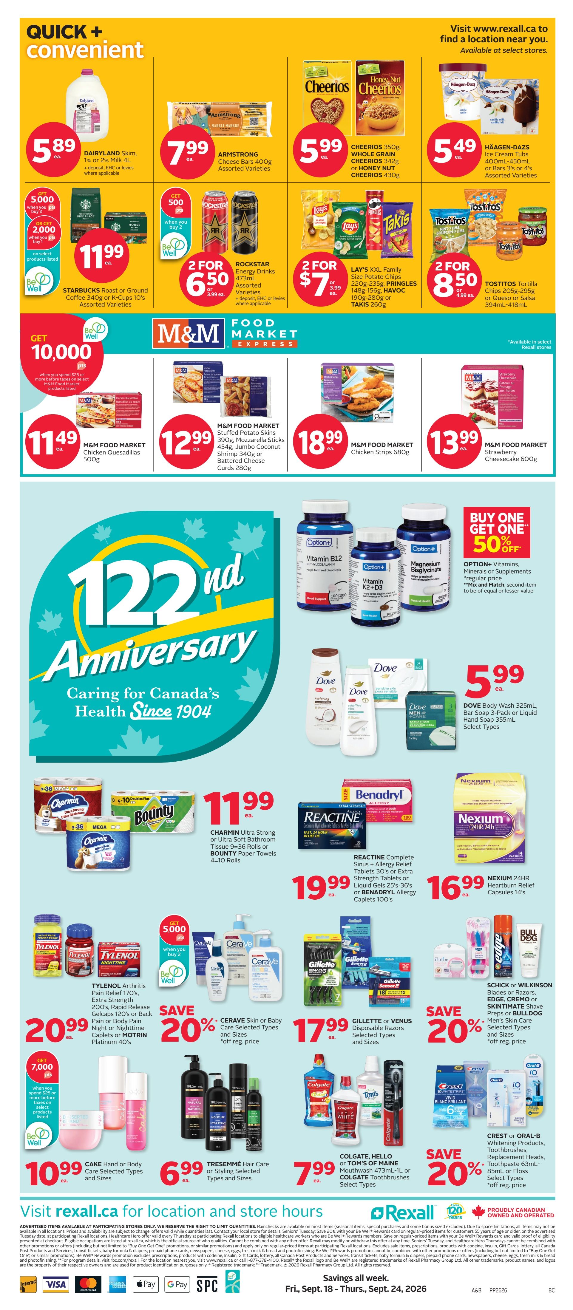 Rexall (BC) Flyer September 18 to 24