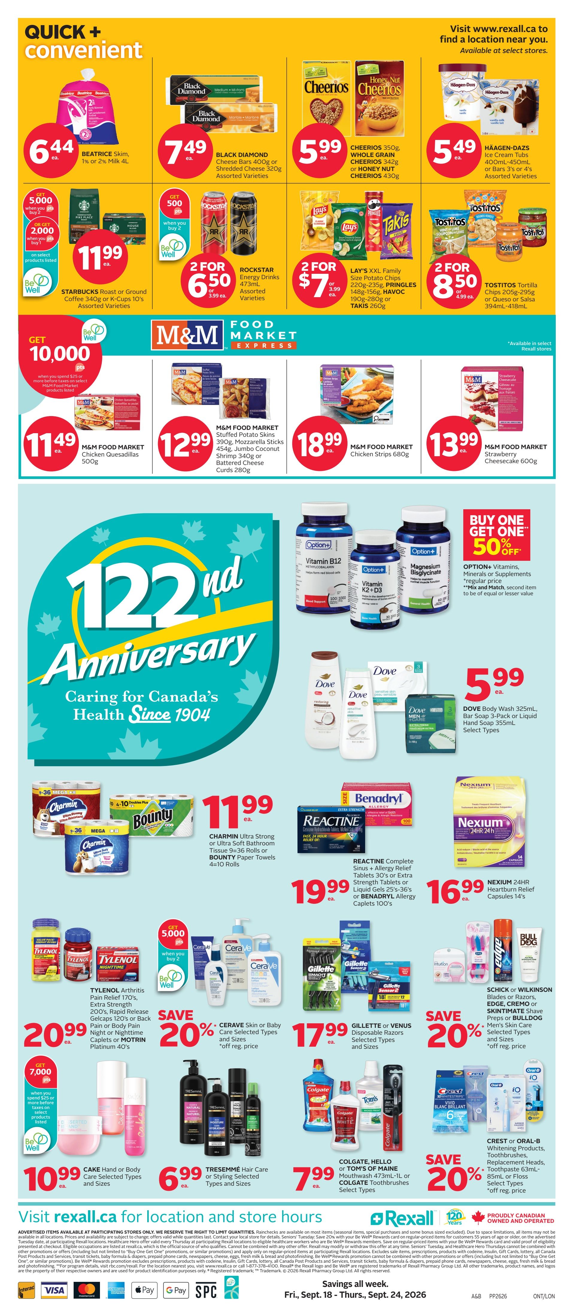 Rexall (ON) Flyer September 18 to 24