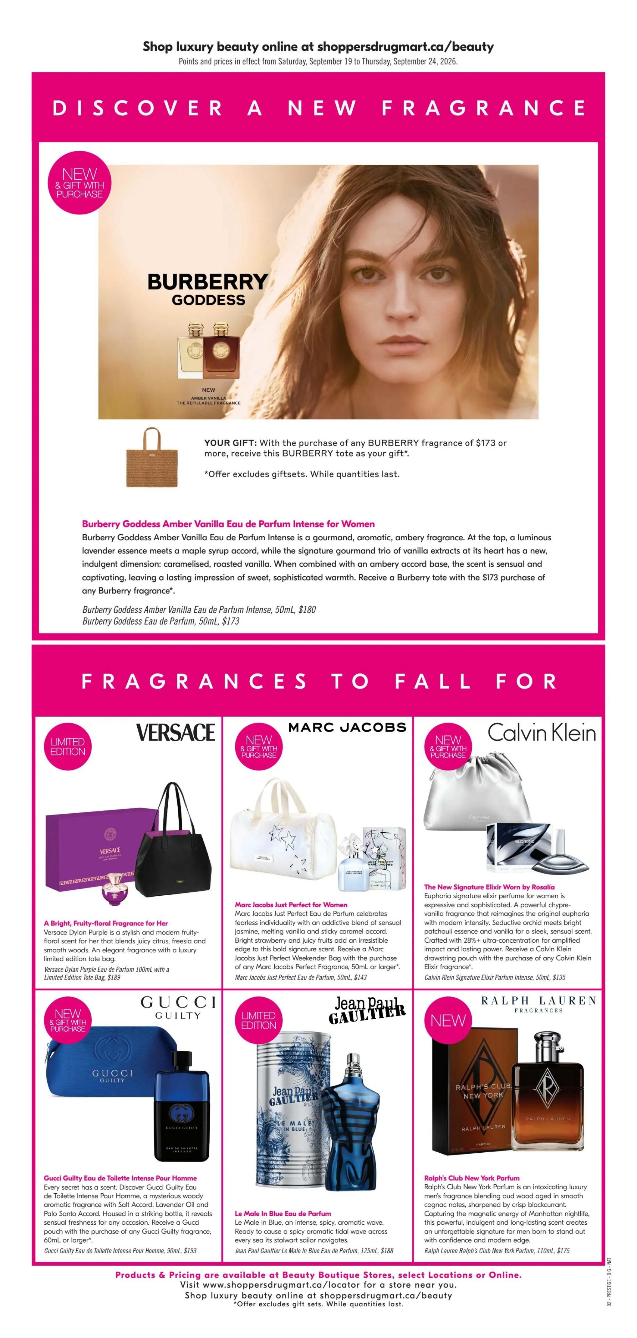 Shoppers Drug Mart (ON) Flyer September 19 to 24