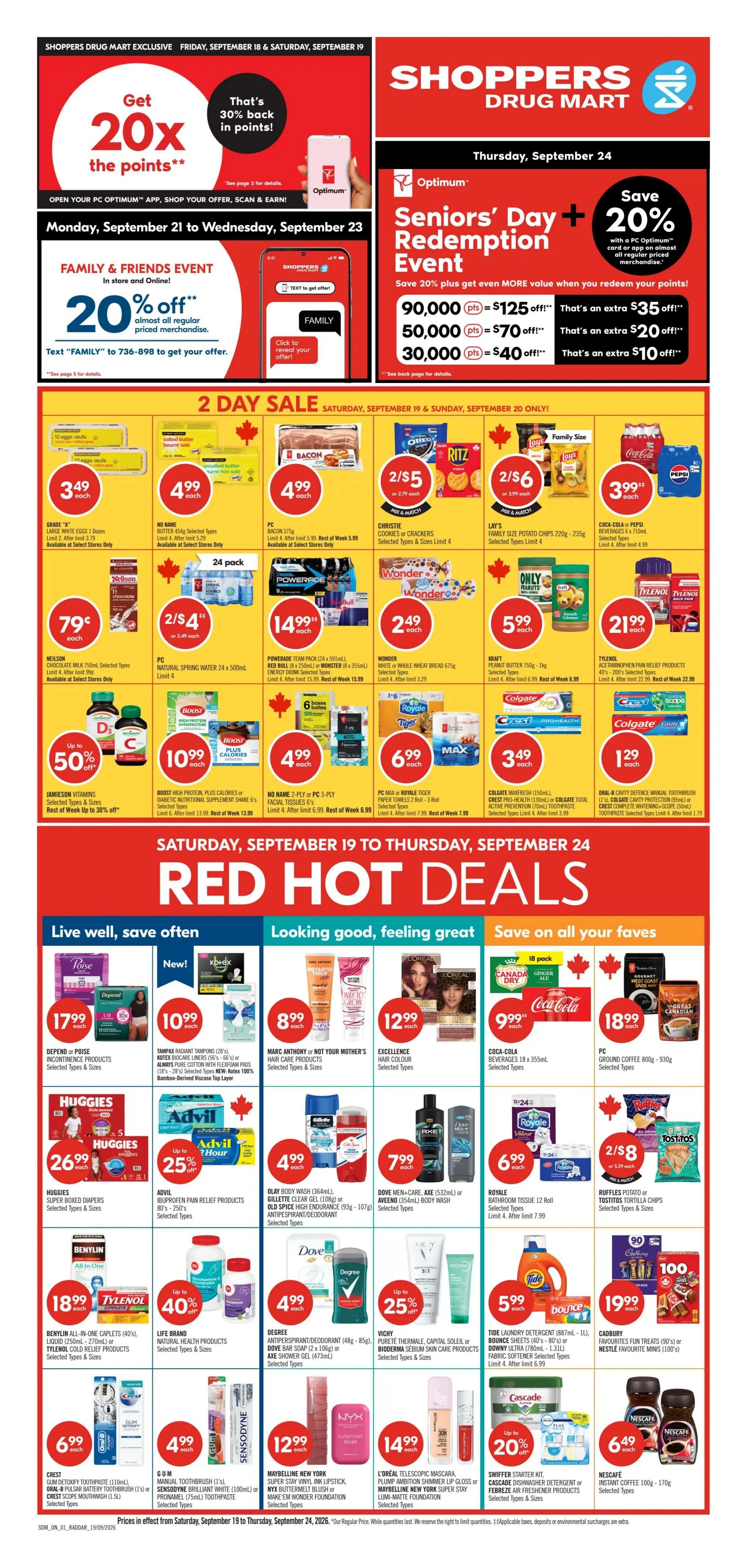 Shoppers Drug Mart (ON) Flyer September 19 to 24