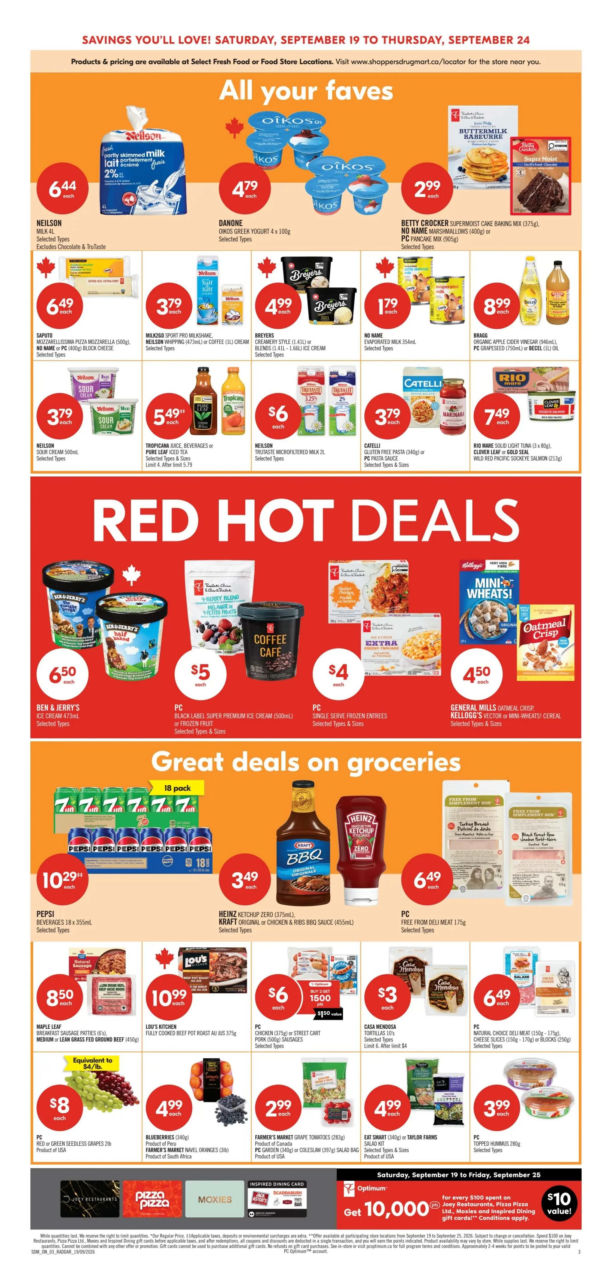 Shoppers Drug Mart (ON) Flyer September 19 to 24