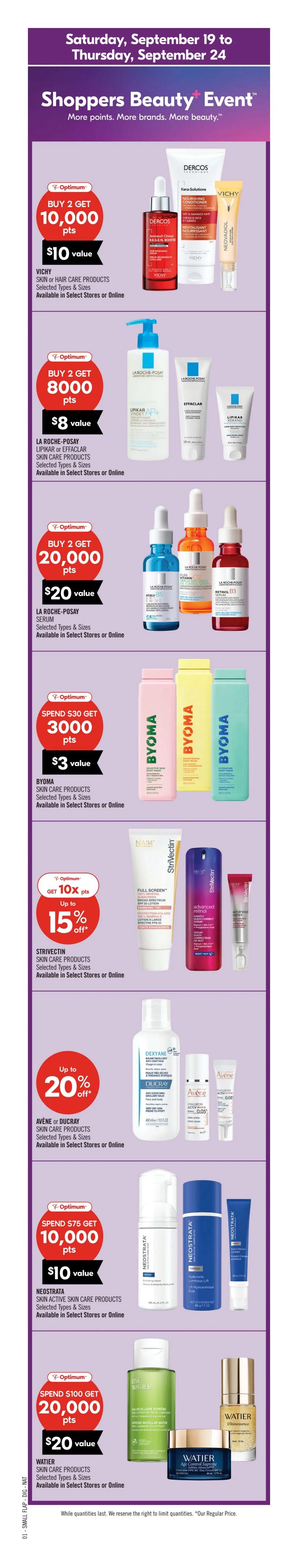 Shoppers Drug Mart (Atlantic) Flyer September 19 to 24