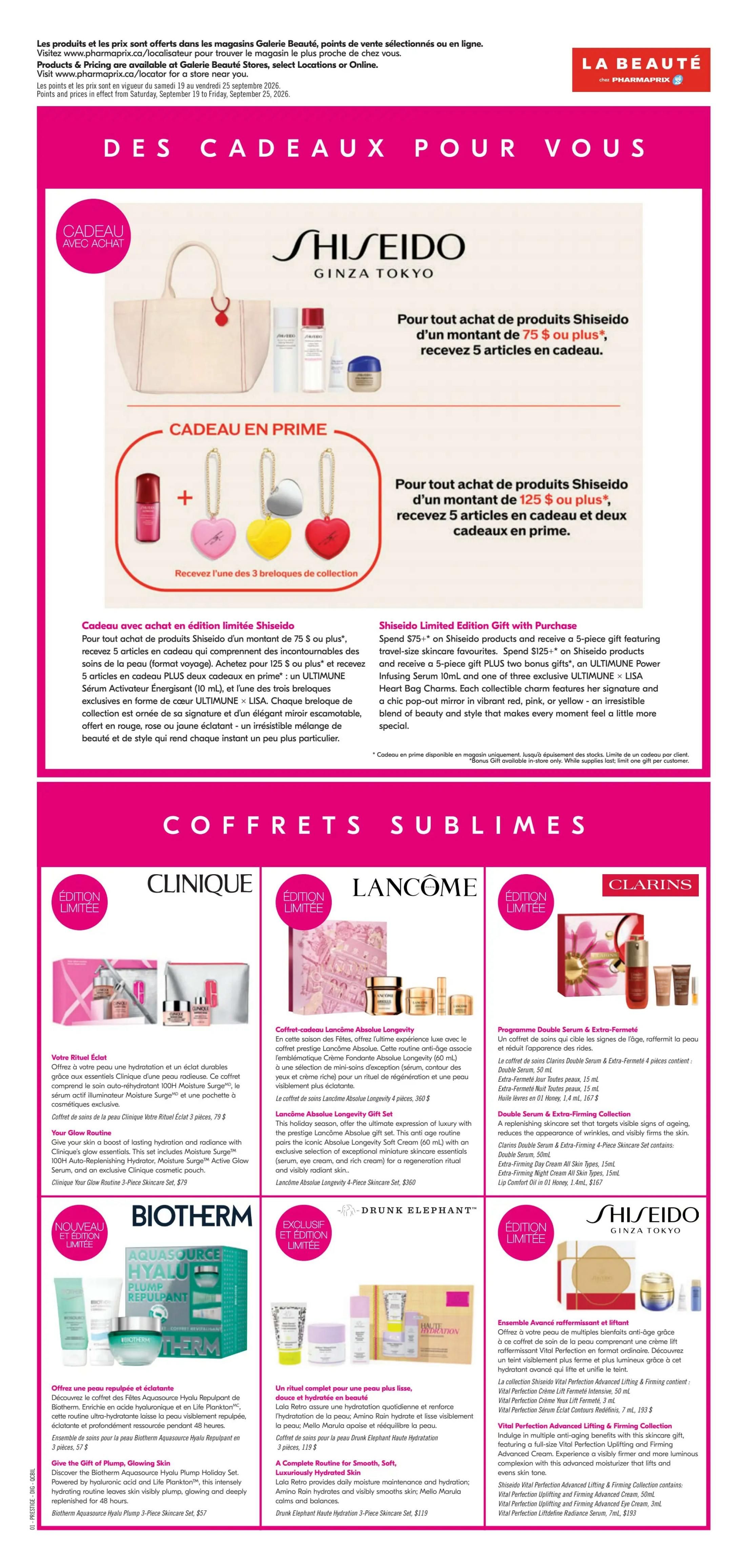 Pharmaprix Flyer September 19 to 24