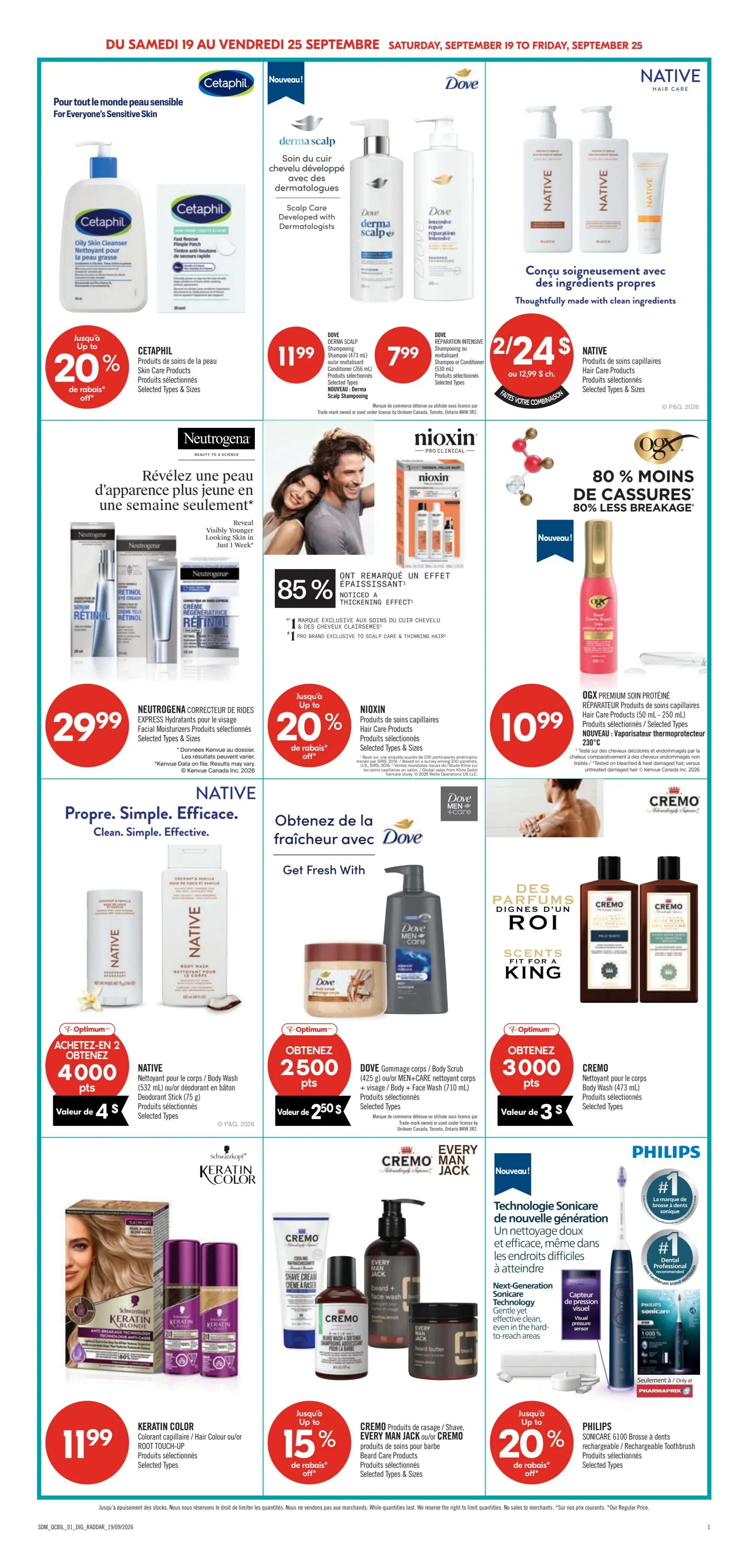 Pharmaprix Flyer September 19 to 24