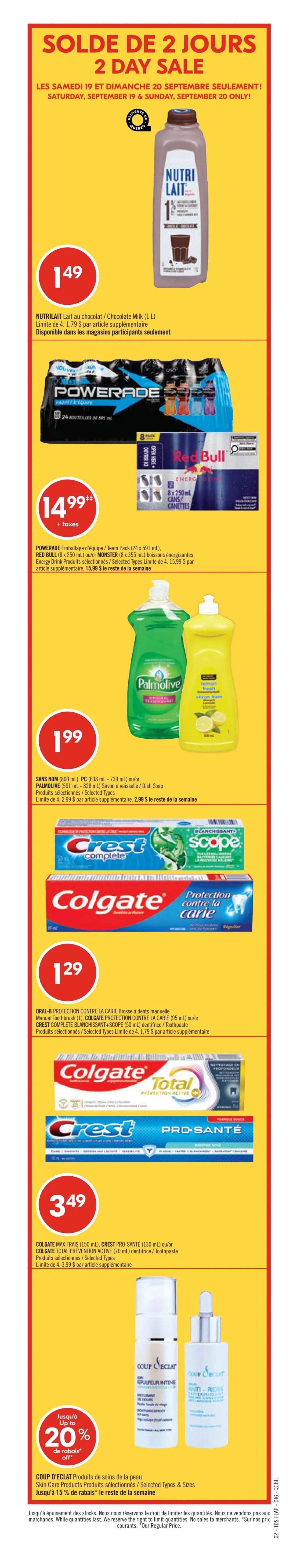 Pharmaprix Flyer September 19 to 24