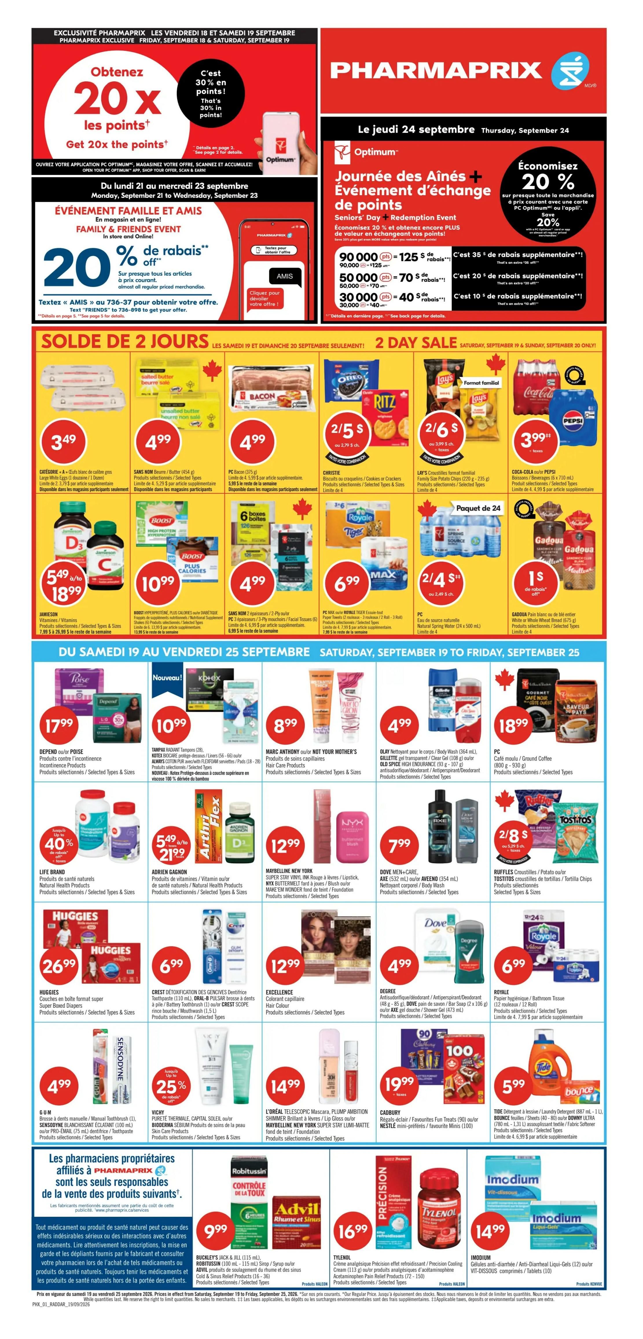 Pharmaprix Flyer September 19 to 24